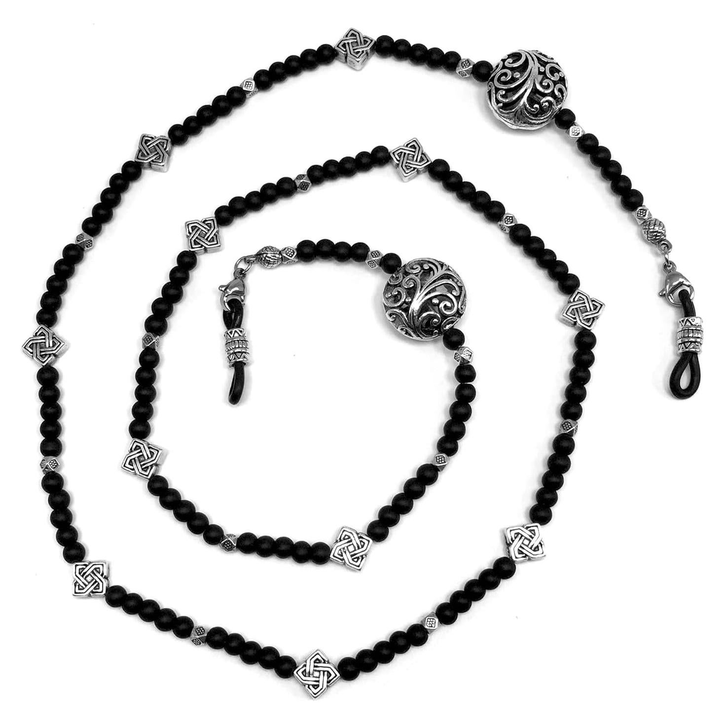 Cadena para Gafas ALBATROSART Cuentas Naturales 71-76 cm