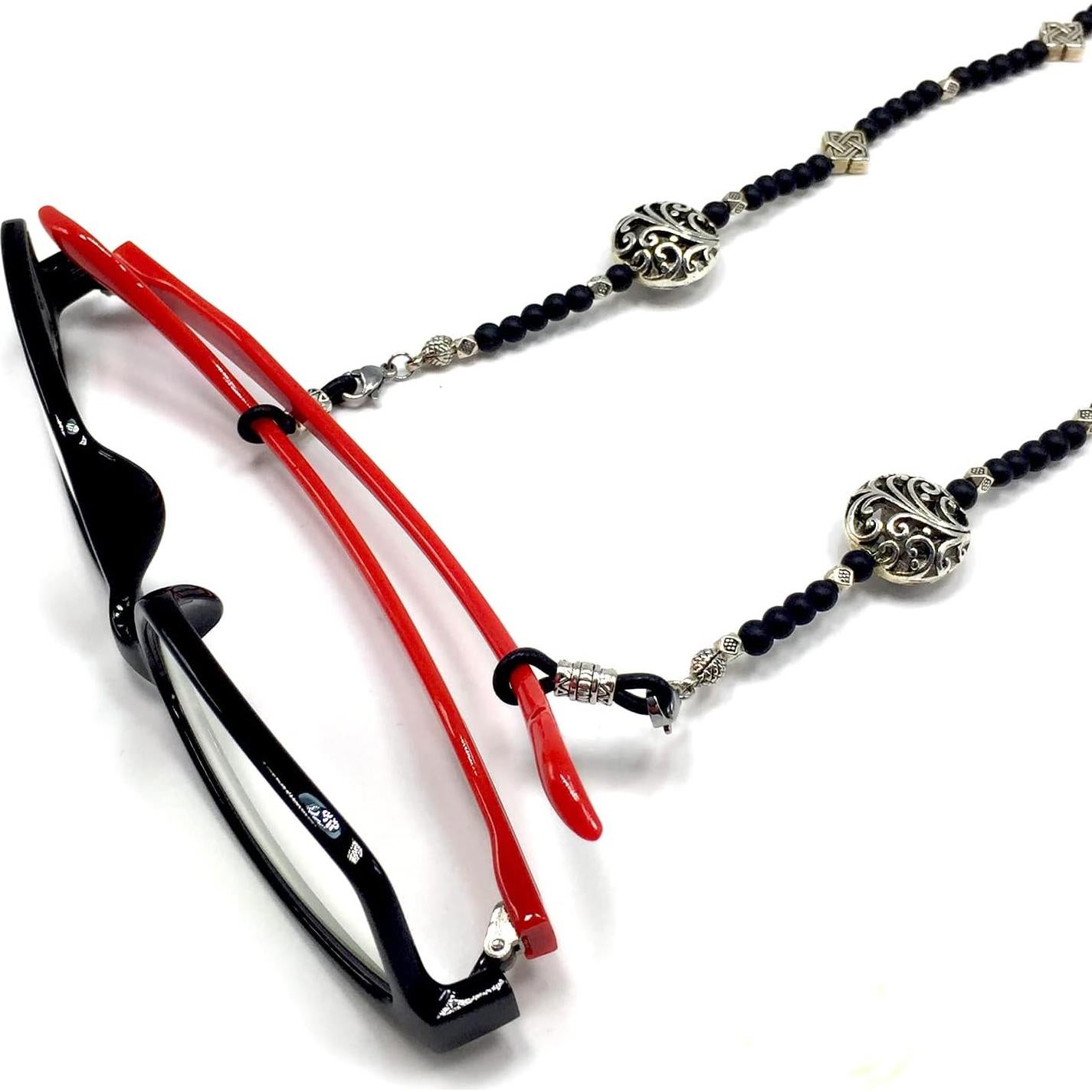 Cadena para Gafas ALBATROSART Cuentas Naturales 71-76 cm