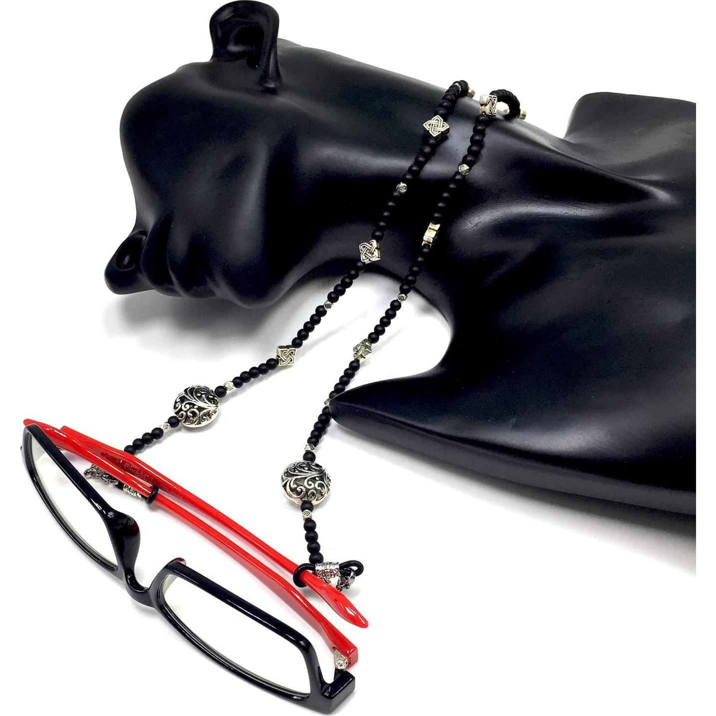 Cadena para Gafas ALBATROSART Cuentas Naturales 71-76 cm