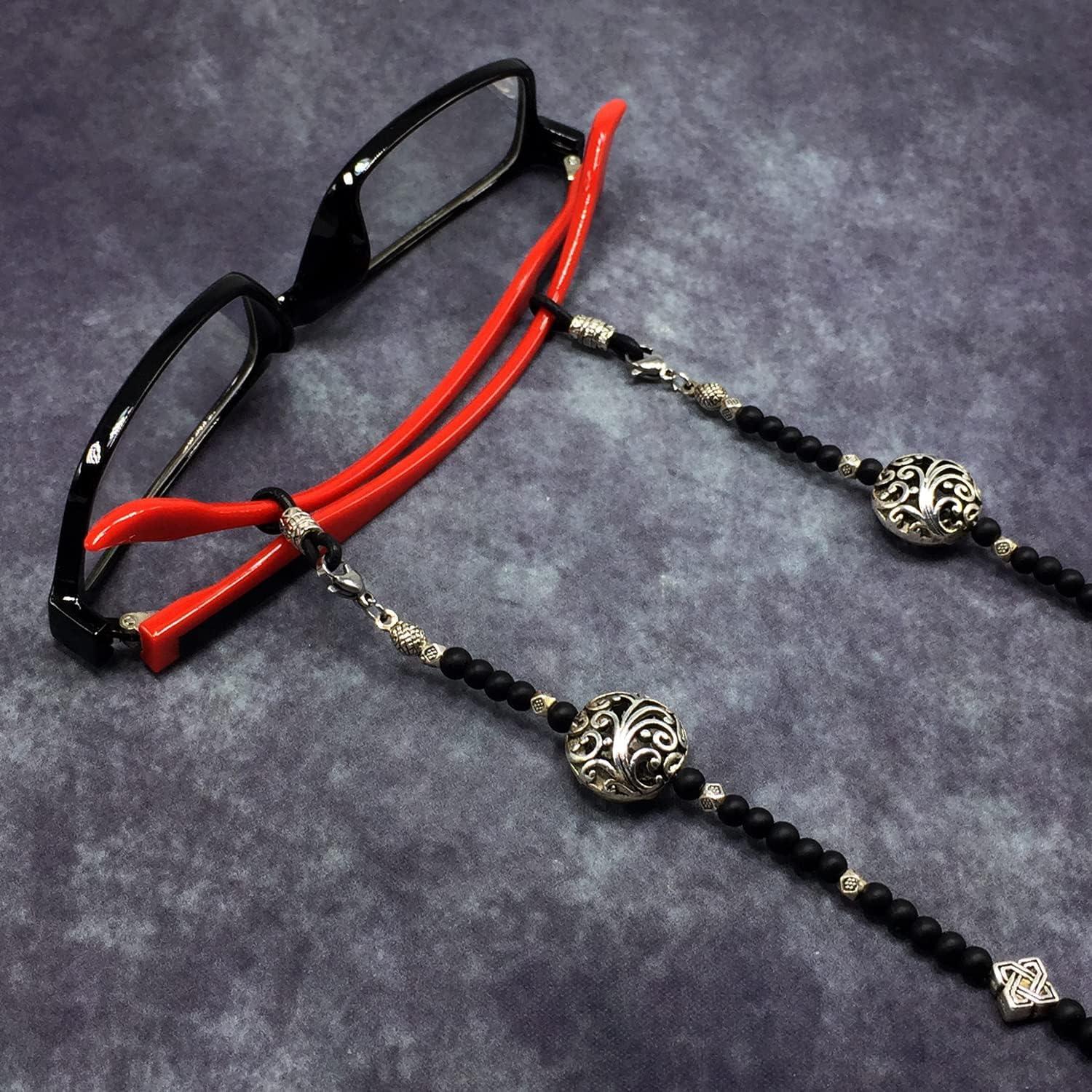 Cadena para Gafas ALBATROSART Cuentas Naturales 71-76 cm