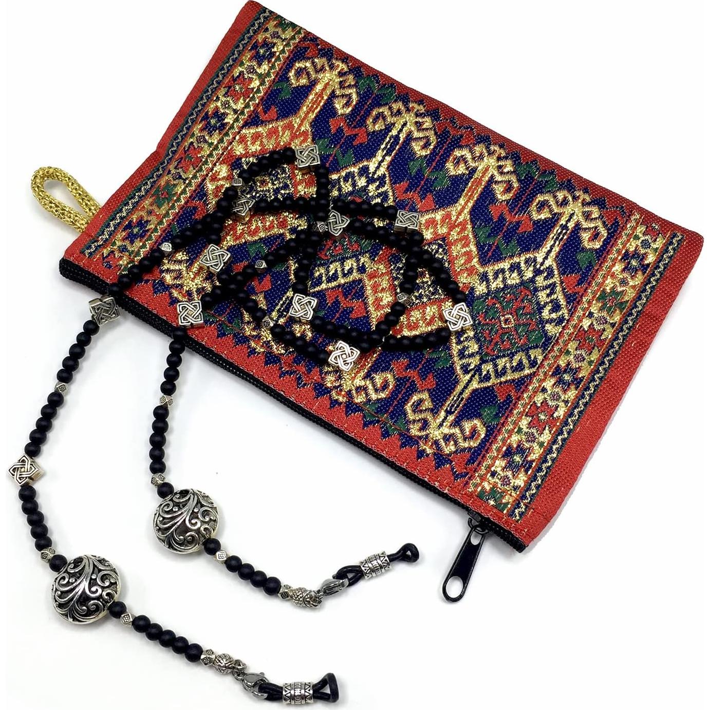 Cadena para Gafas ALBATROSART Cuentas Naturales 71-76 cm