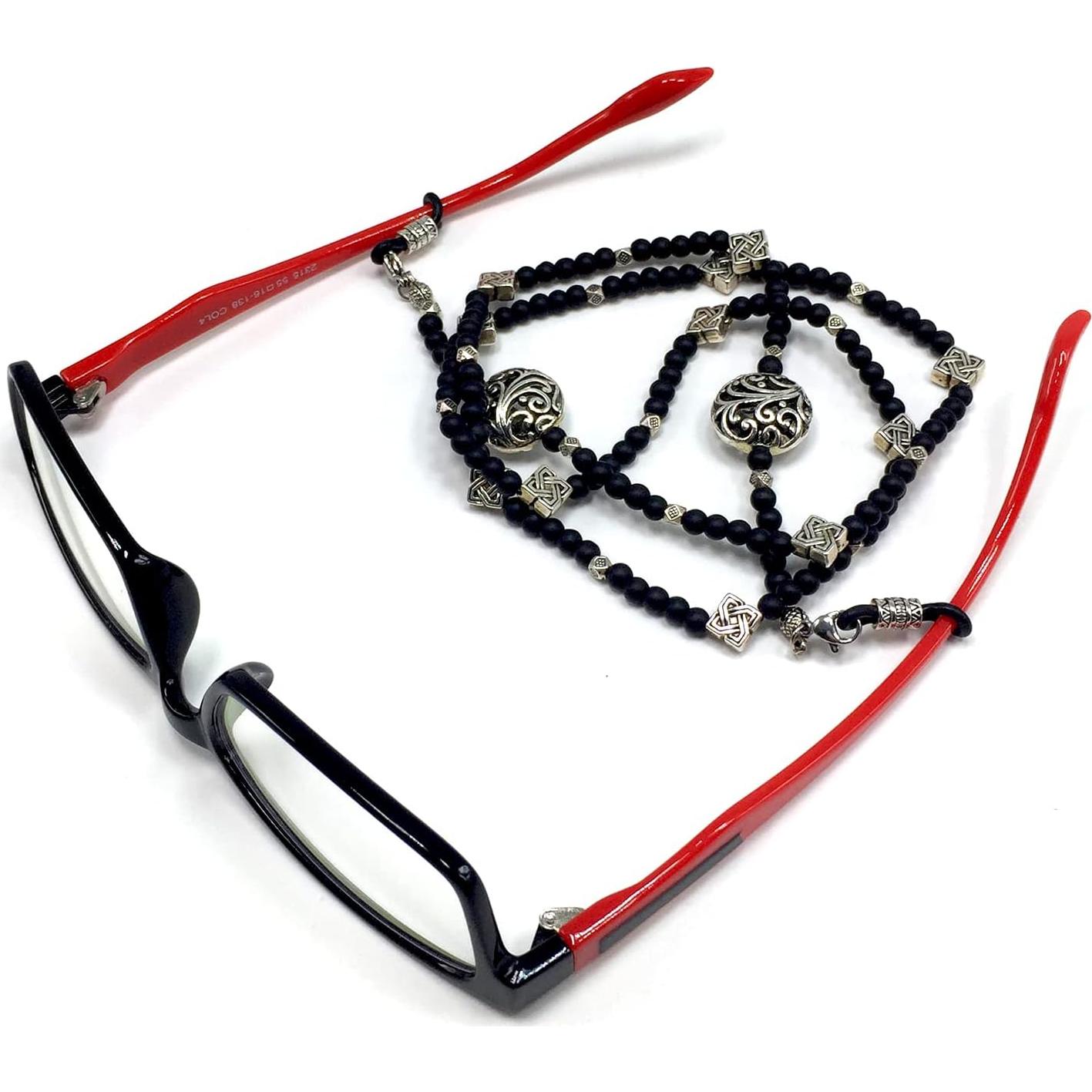 Cadena para Gafas ALBATROSART Cuentas Naturales 71-76 cm