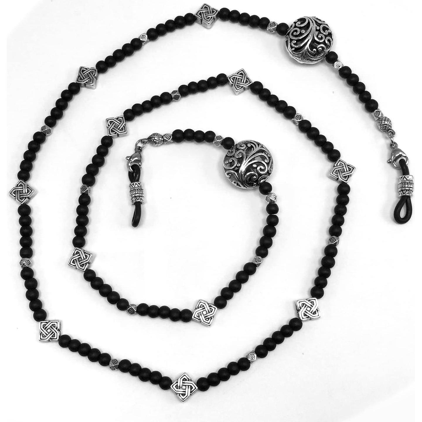 Cadena para Gafas ALBATROSART Cuentas Naturales 71-76 cm