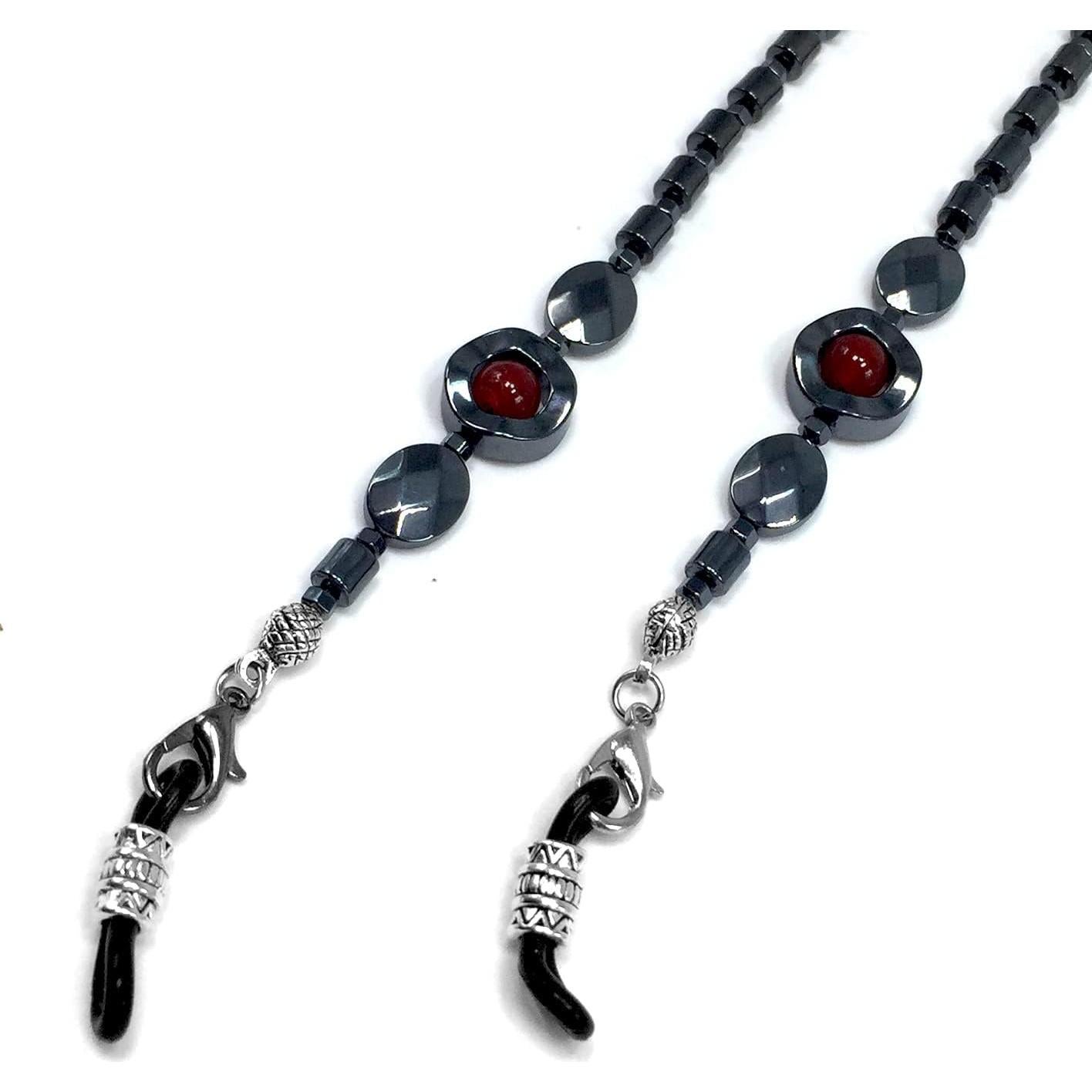 Cadena para Gafas ALBATROSART con Cuentas de Piedra Natural