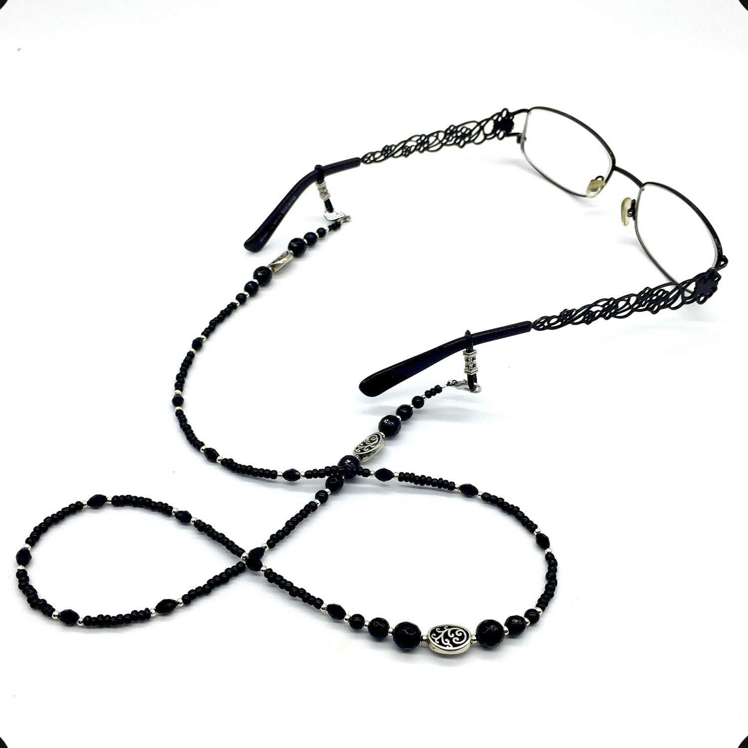 Cadena para Gafas ALBATROSART Cuentas de Piedra Natural