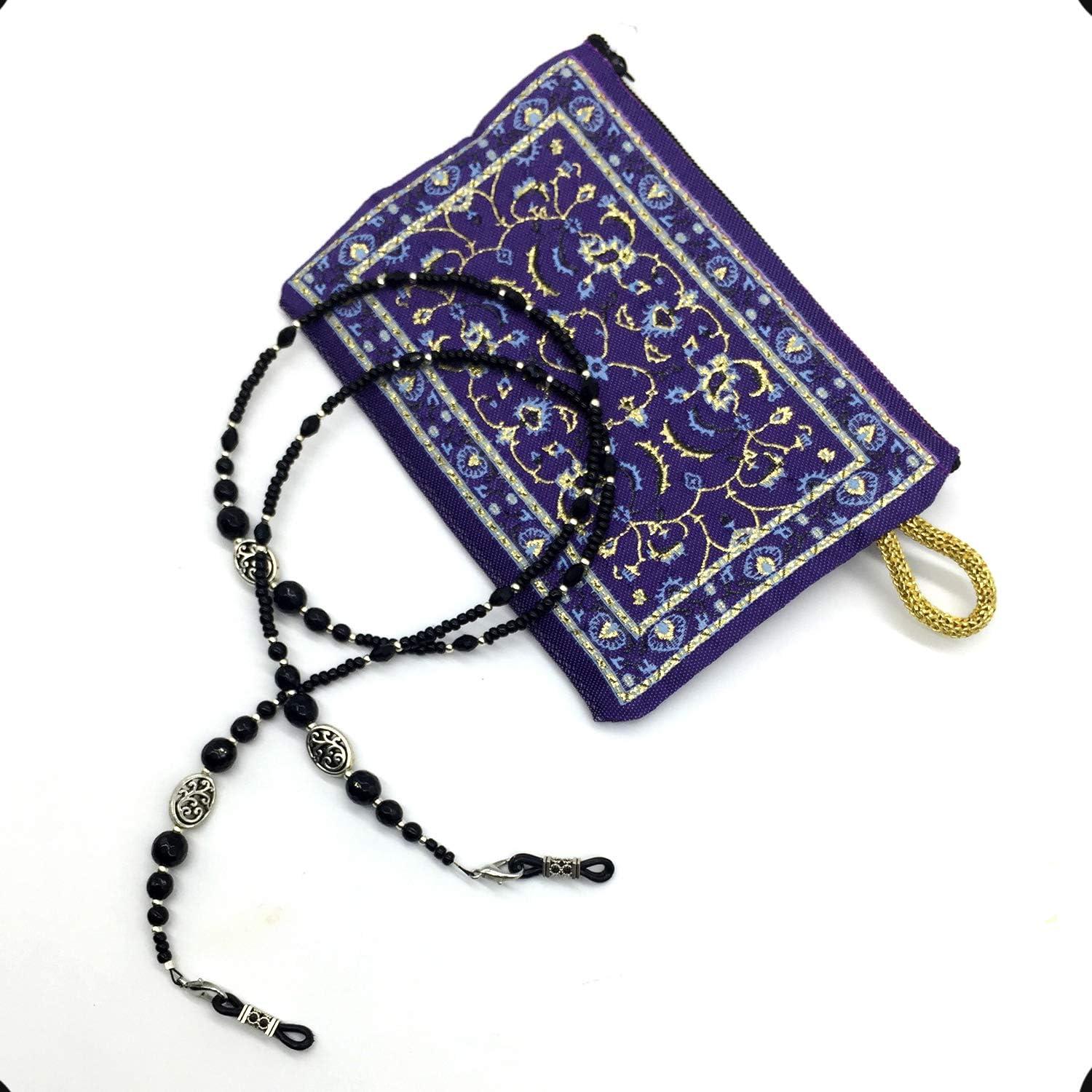 Cadena para Gafas ALBATROSART Cuentas de Piedra Natural