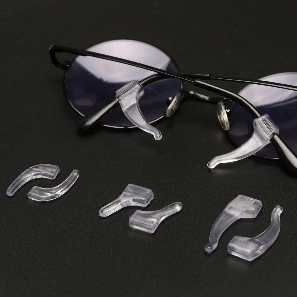 25 Pares Ganchos Silicona Transparente para Gafas EG-00
