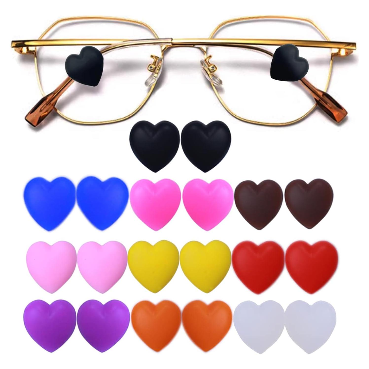Ganchos para Gafas KECHIO Silicona Antideslizante Corazón