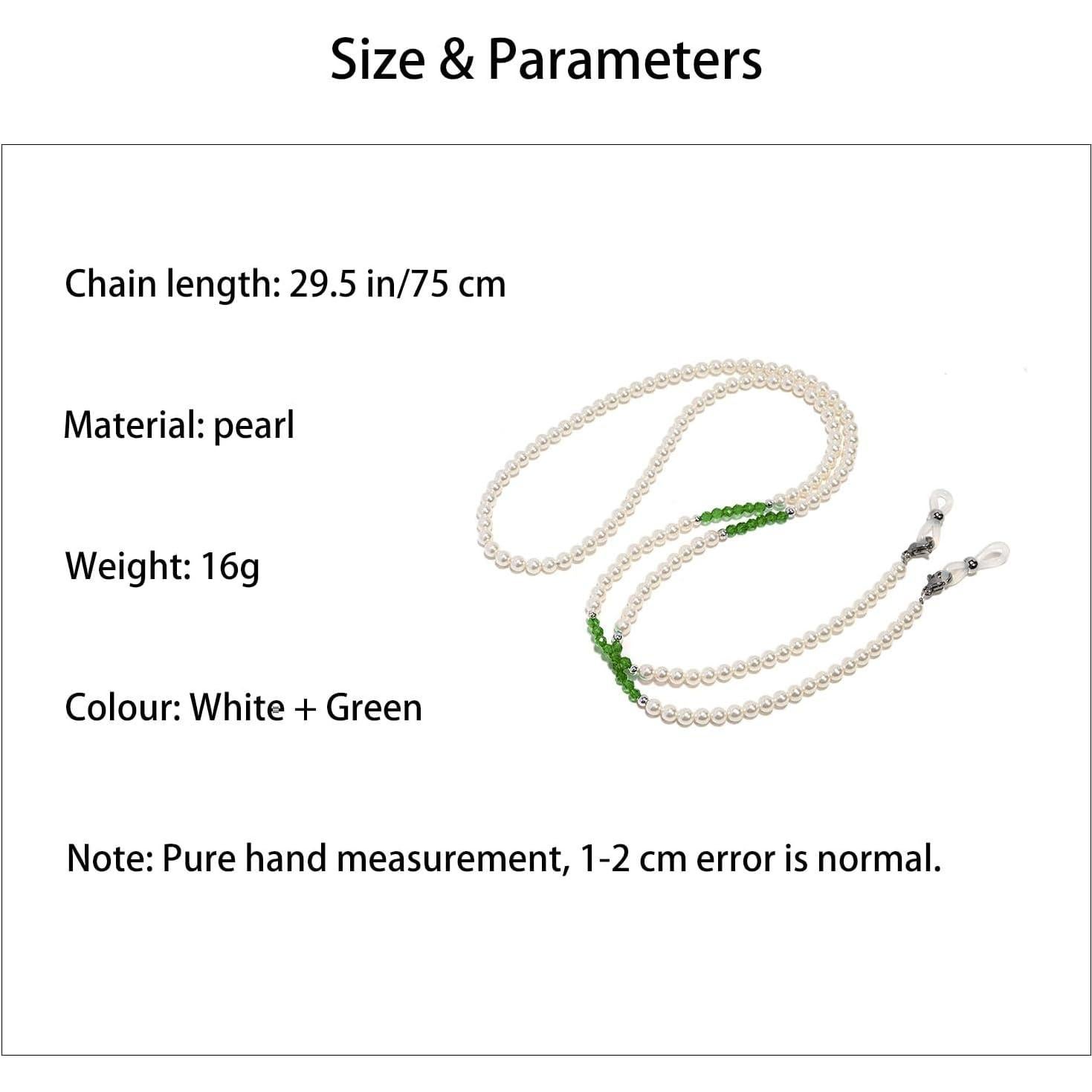 Cadena de Gafas BILIONE de Perlas 79 cm Ajustable