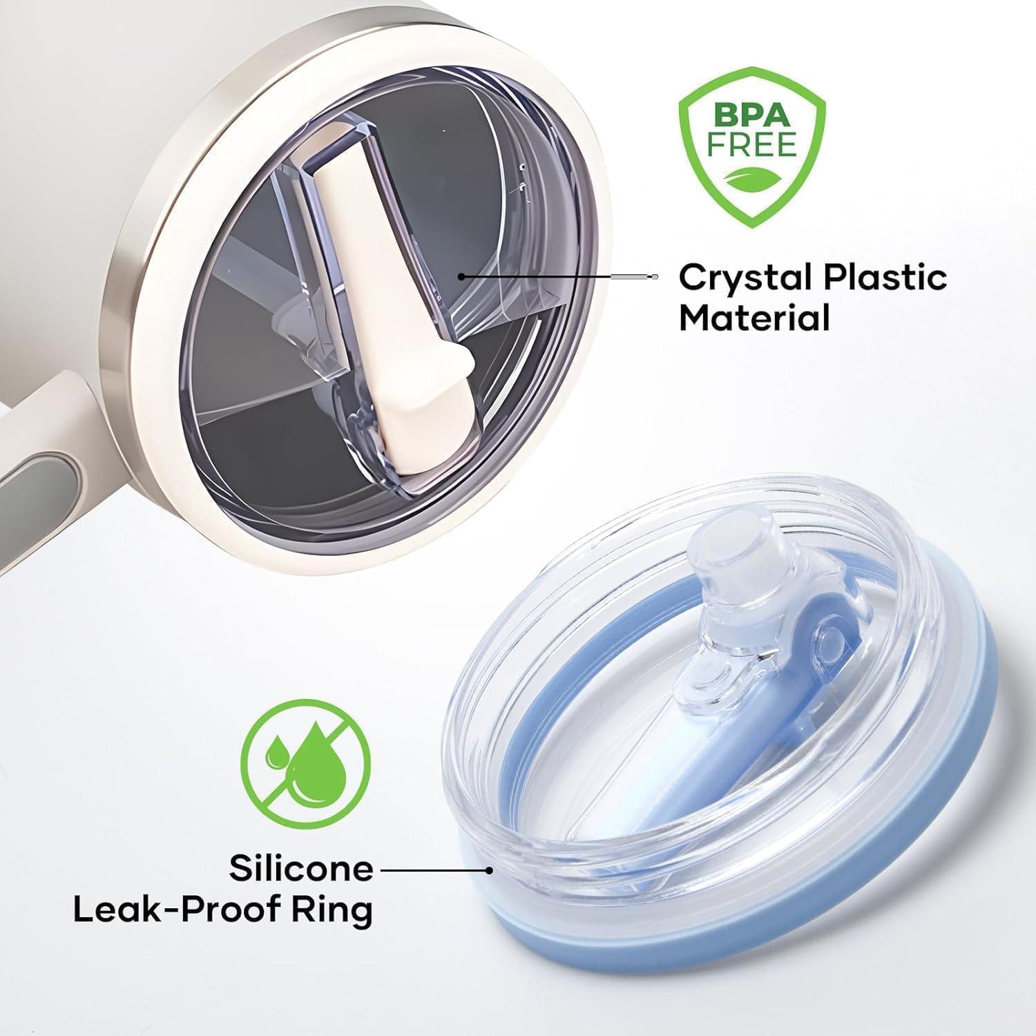 Paquete de 2 tapas Ziolam 1.2 L a prueba de fugas para Stanley