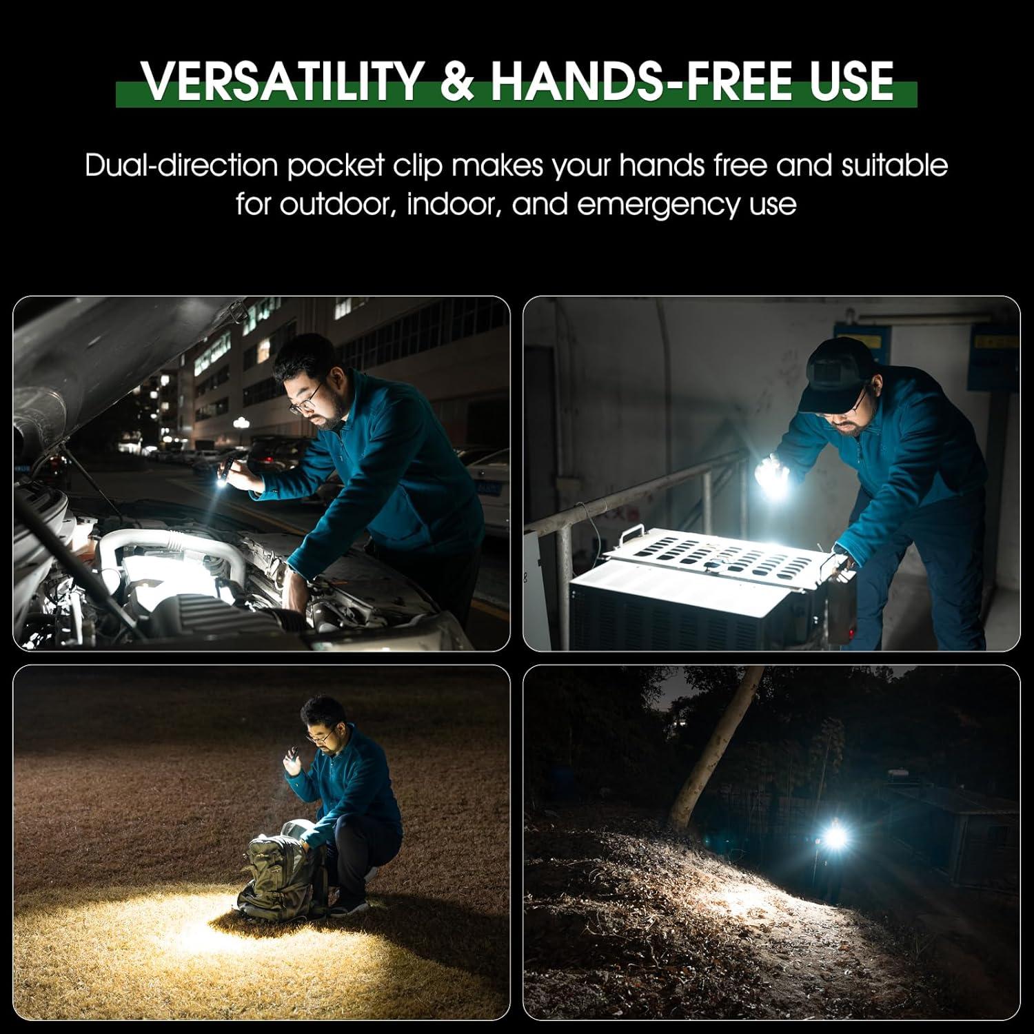 Linterna Recargable PIOOCAN L2-B 1200 Lúmenes Compacta