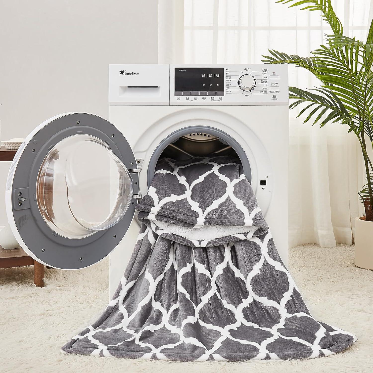 Manta Eléctrica Calentada Homemate 127x152 cm 10 Niveles Calor