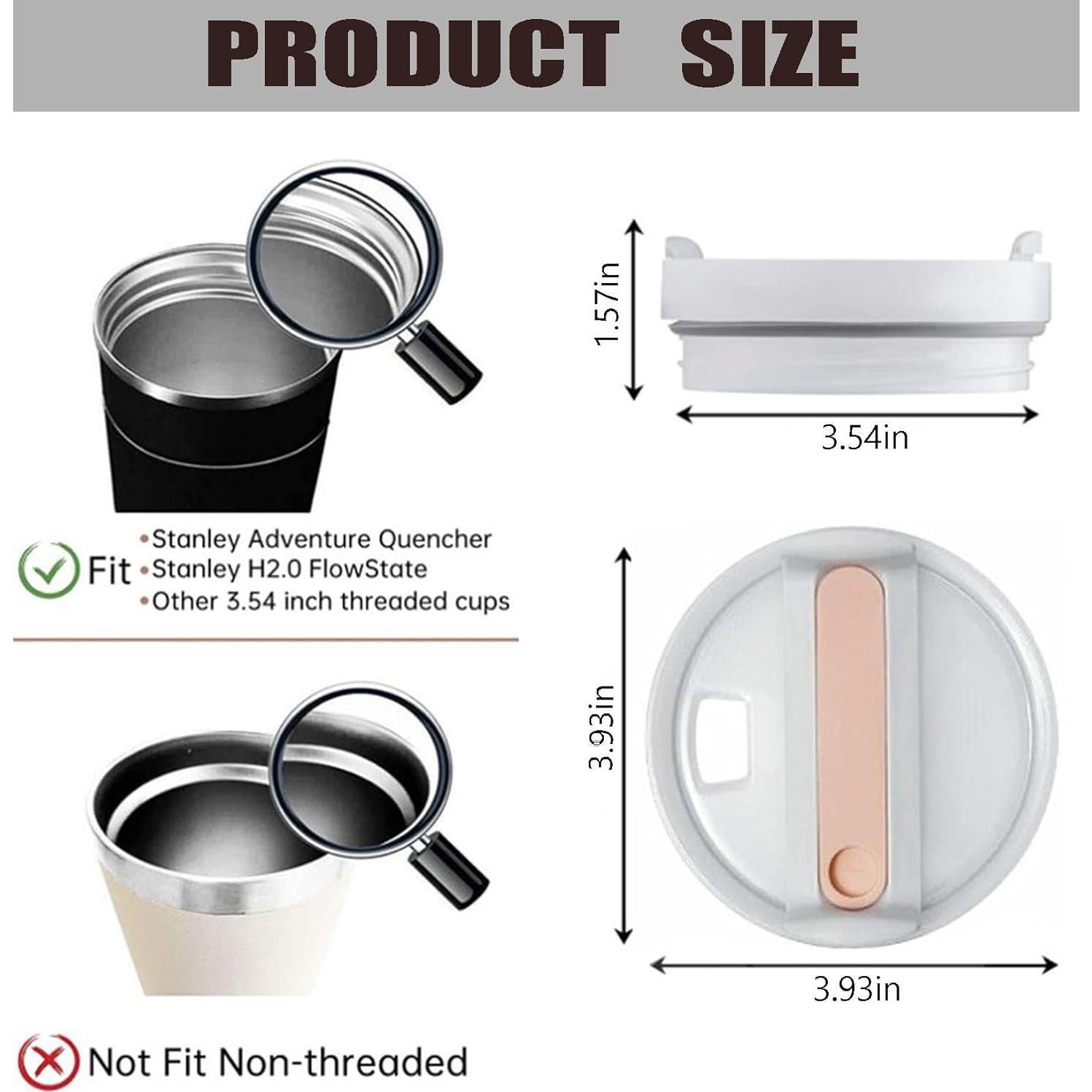 Tapa de vaso reutilizable Bnoname 1.2 L a prueba de derrames