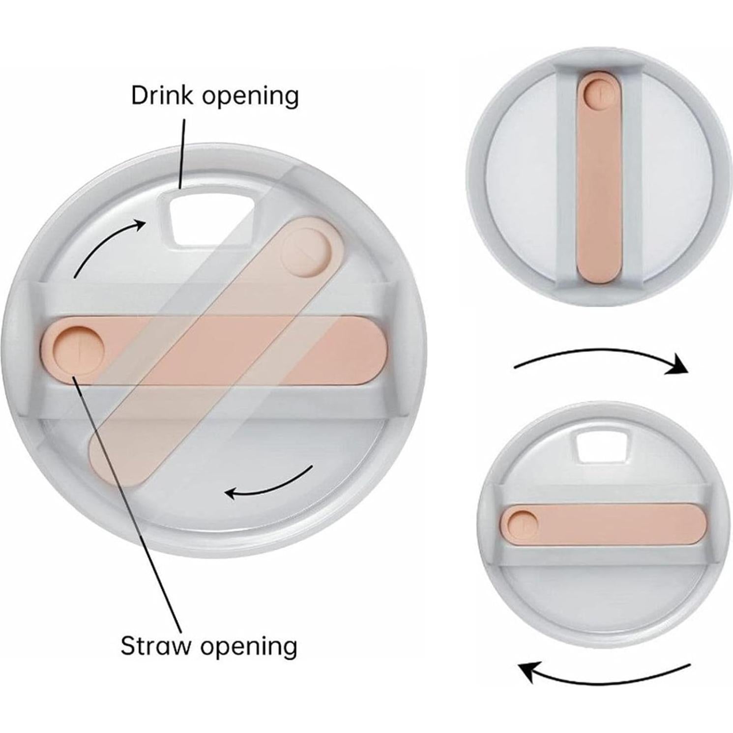 Tapa de vaso reutilizable Bnoname 1.2 L a prueba de derrames