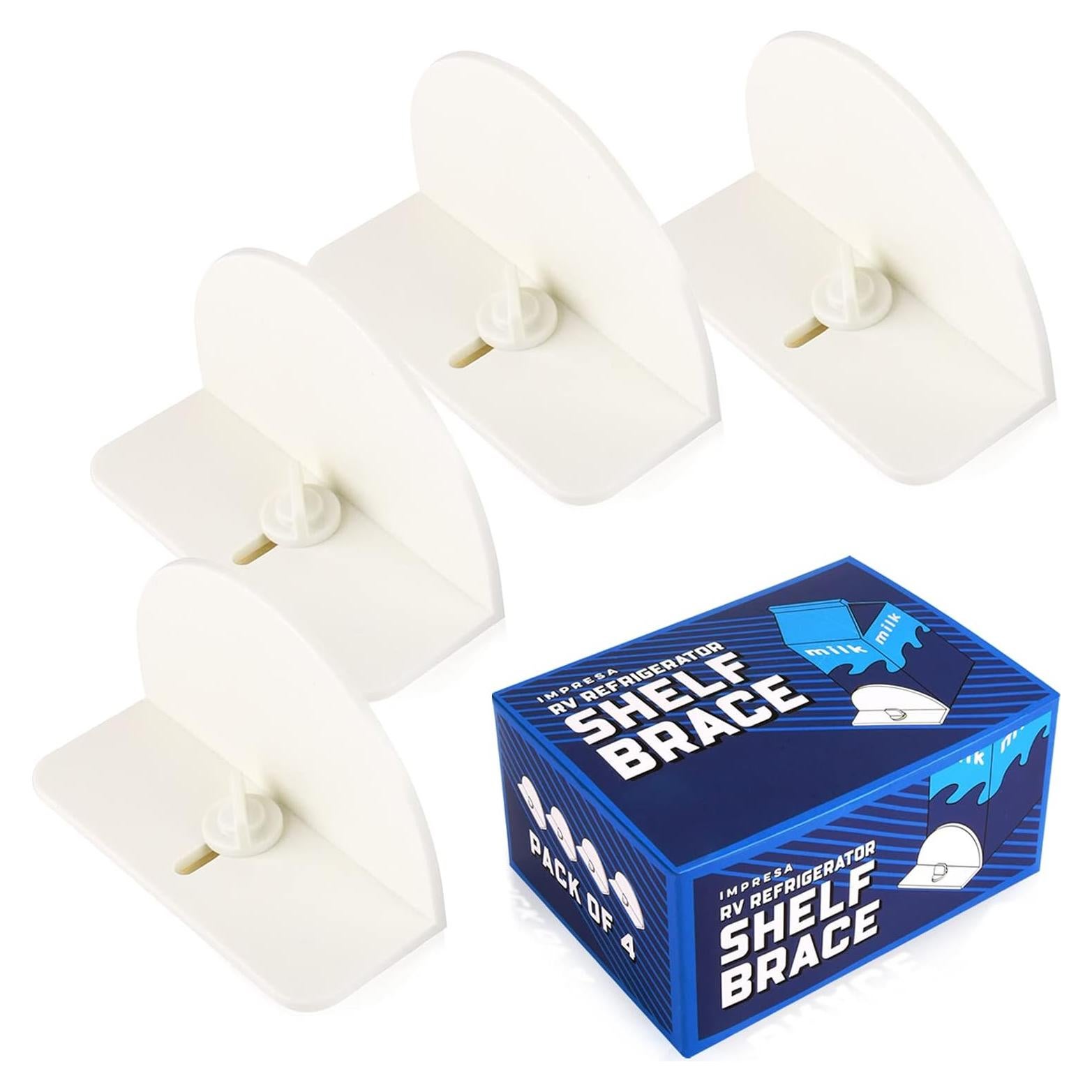 Soporte para Refrigerador IMPRESA 4 Pack Ajustable para RV