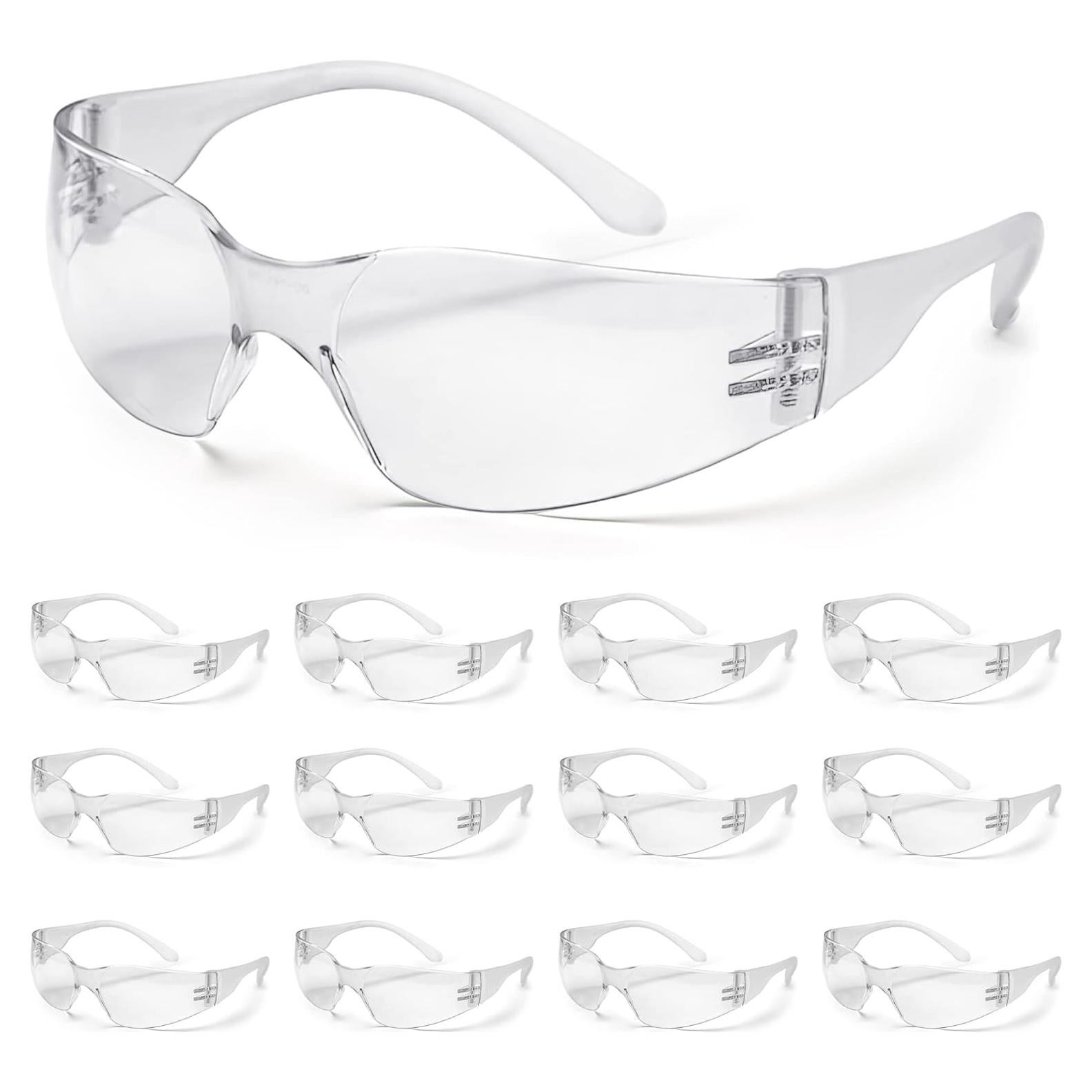 Gafas de Seguridad ATERET 12 Pares Policarbonato Anti-Vaho