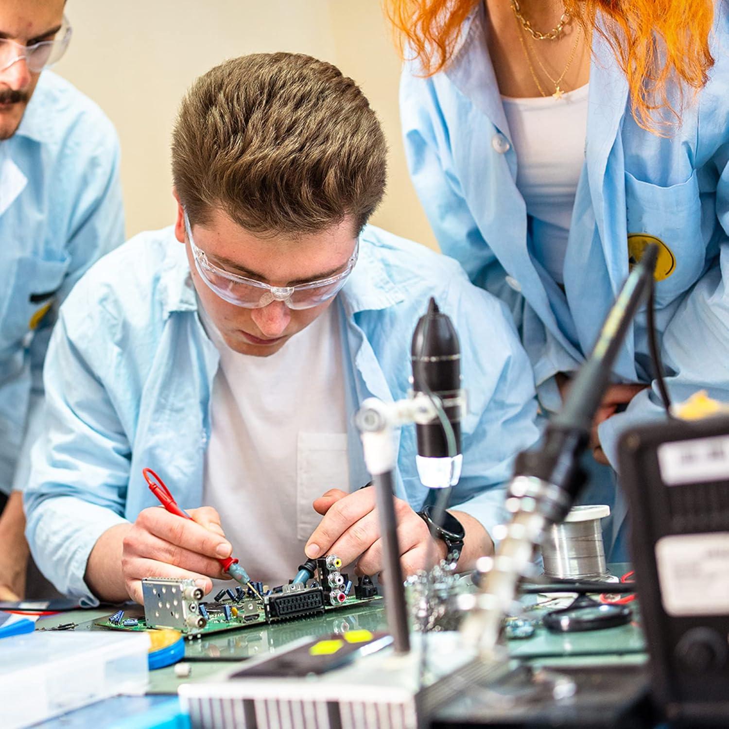 Gafas de Seguridad ATERET 12 Pares Policarbonato Anti-Vaho