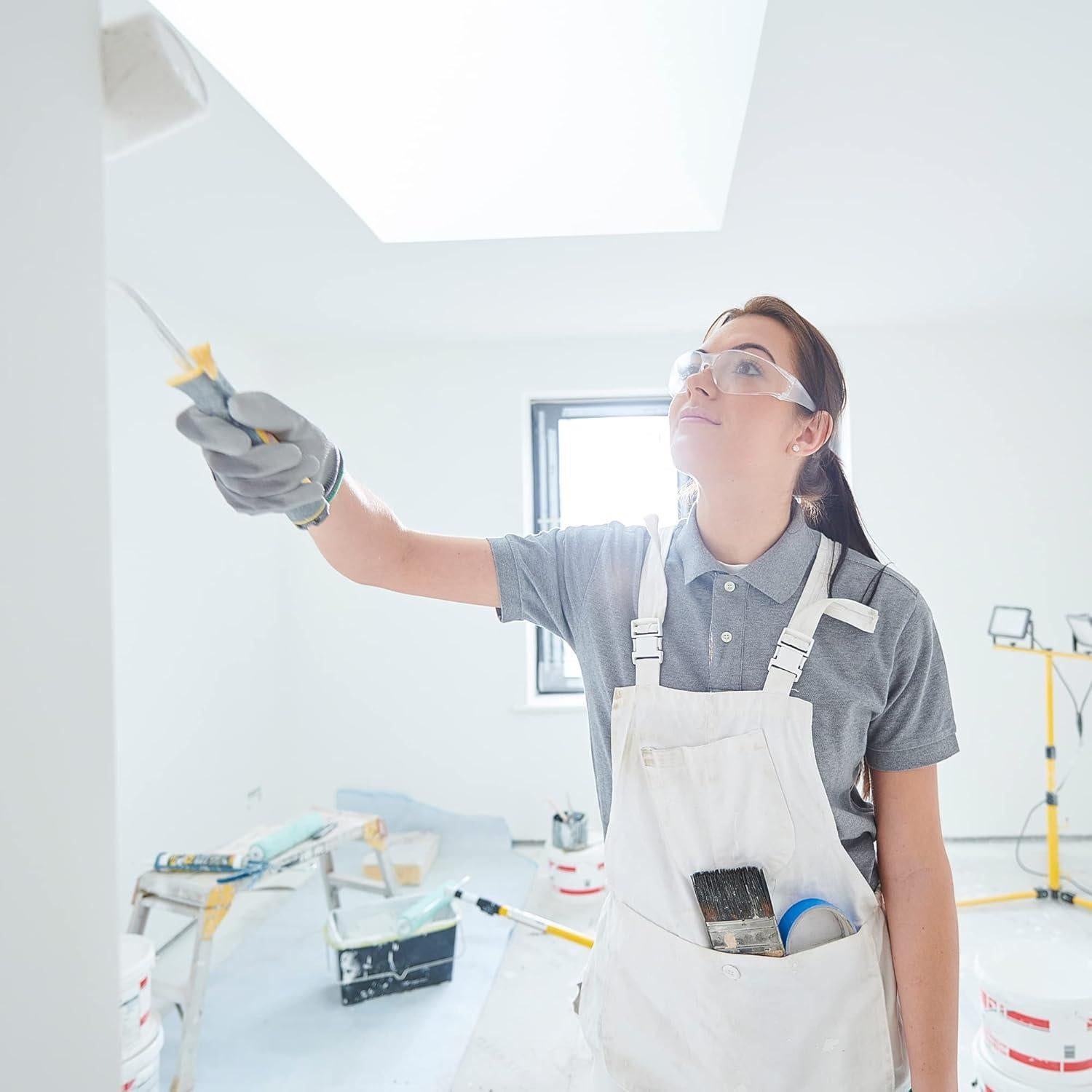 Gafas de Seguridad ATERET 12 Pares Policarbonato Anti-Vaho