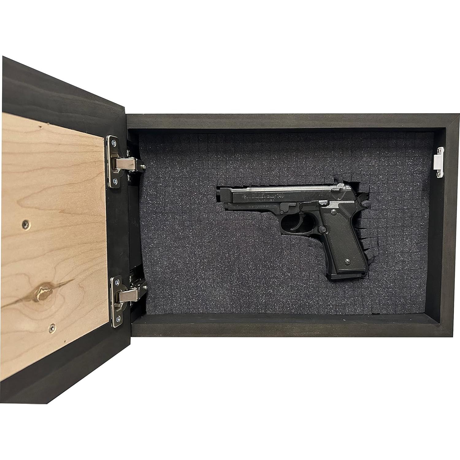 Armario Oculto para Armas Bellewood Designs Negro 45x10x30cm