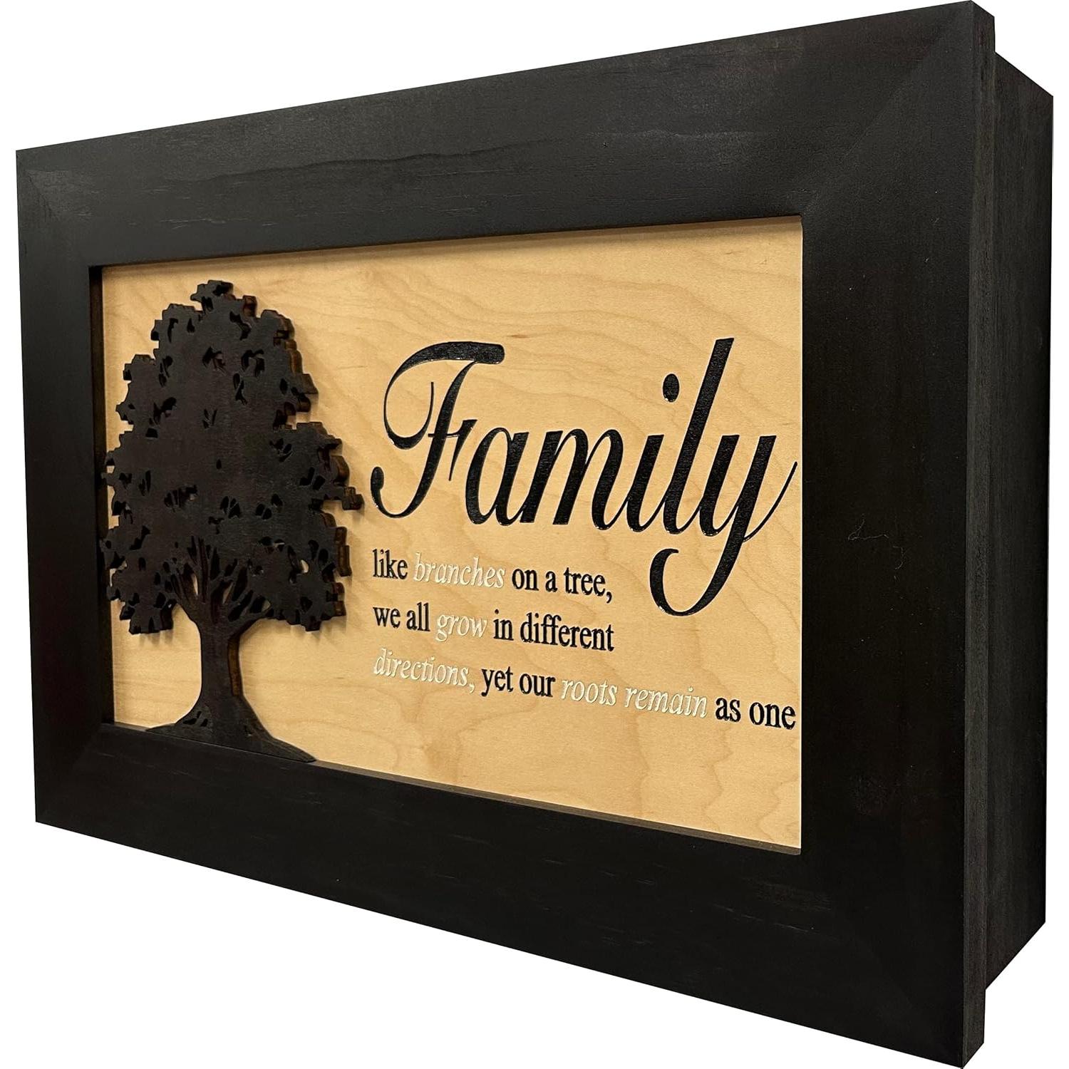 Armario Oculto para Armas Bellewood Designs Negro 45x10x30cm