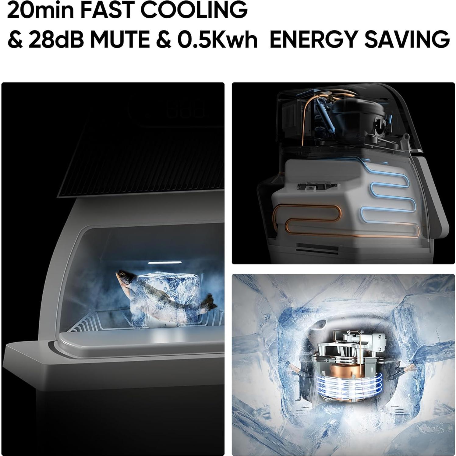 Refrigerador portátil AKwing TMY15 para Tesla Model Y 16qt