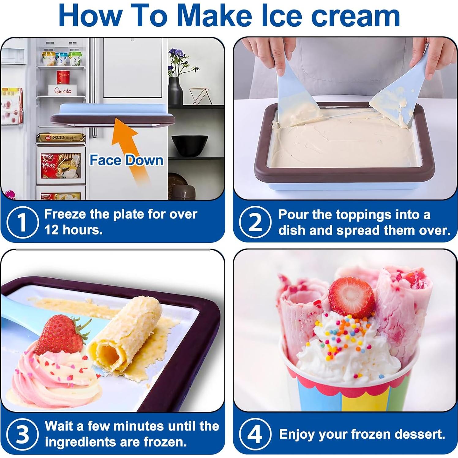 Máquina de Helado Rolado ROEDEER Cuadrado 29.21x24.13cm