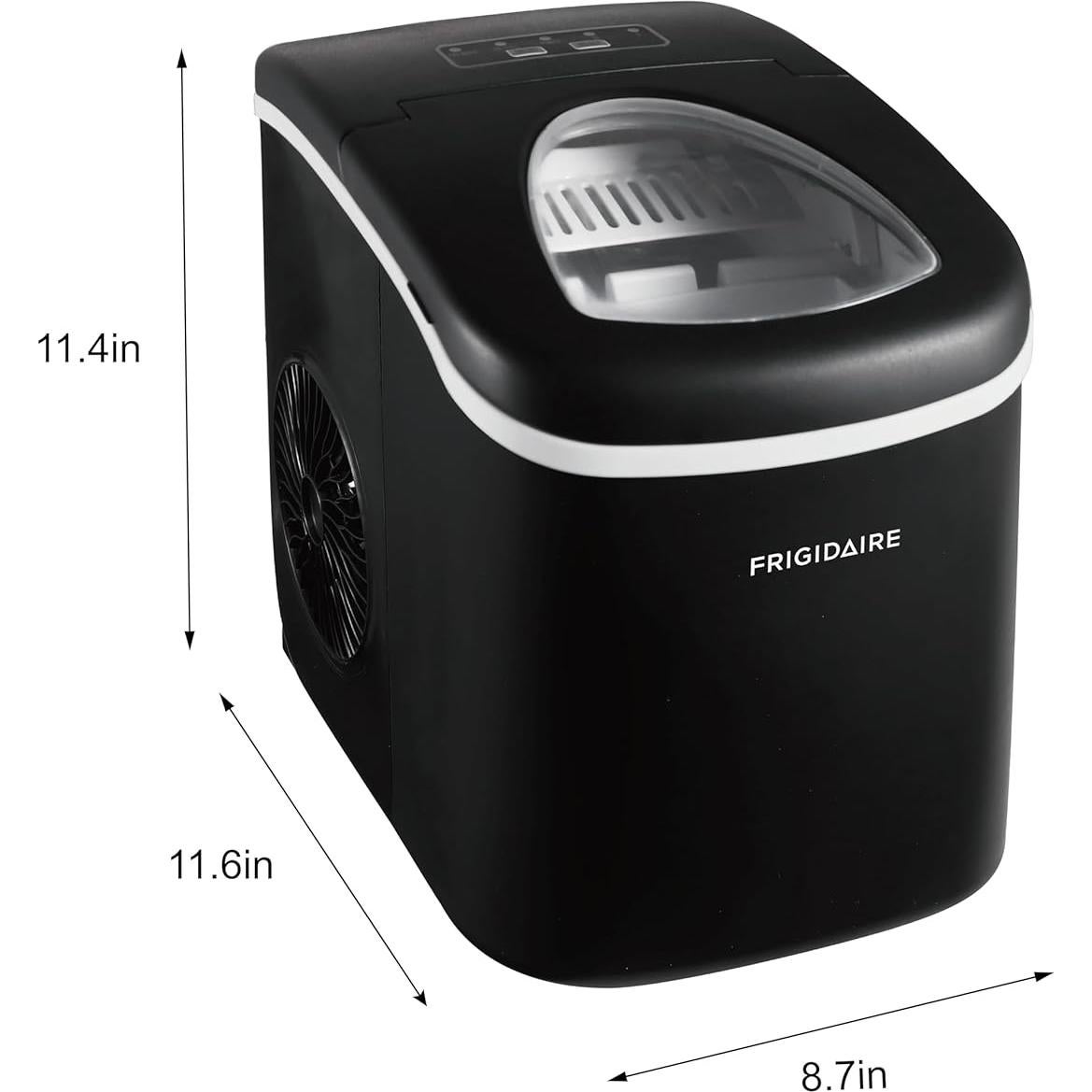 Fabricante de Hielo Frigidaire EFIC128AMZ Negro 11.79 kg/día