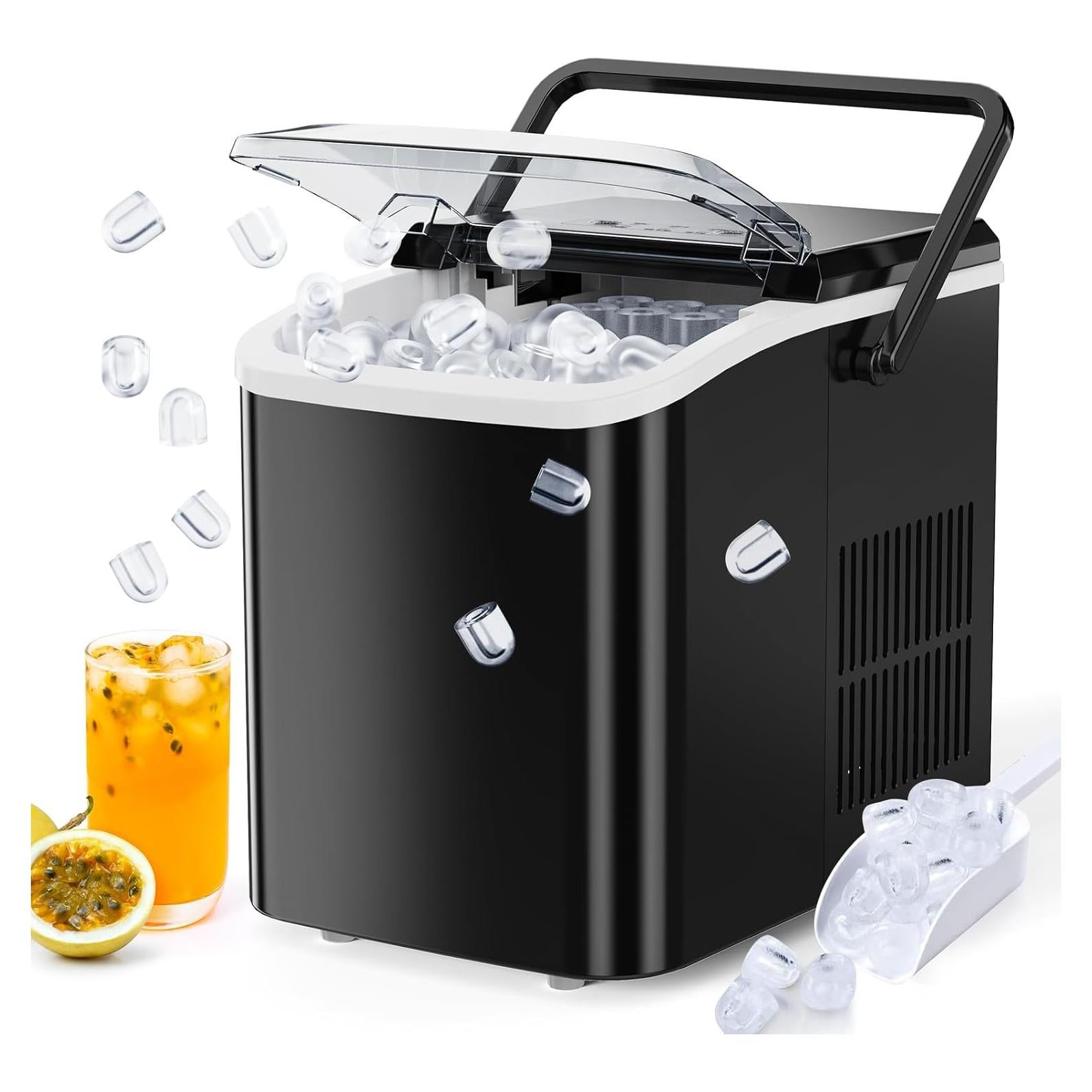 Máquina de Hielo Sweetcrispy BKIMGJJ18 Portátil 9 Cubos en 6 Min