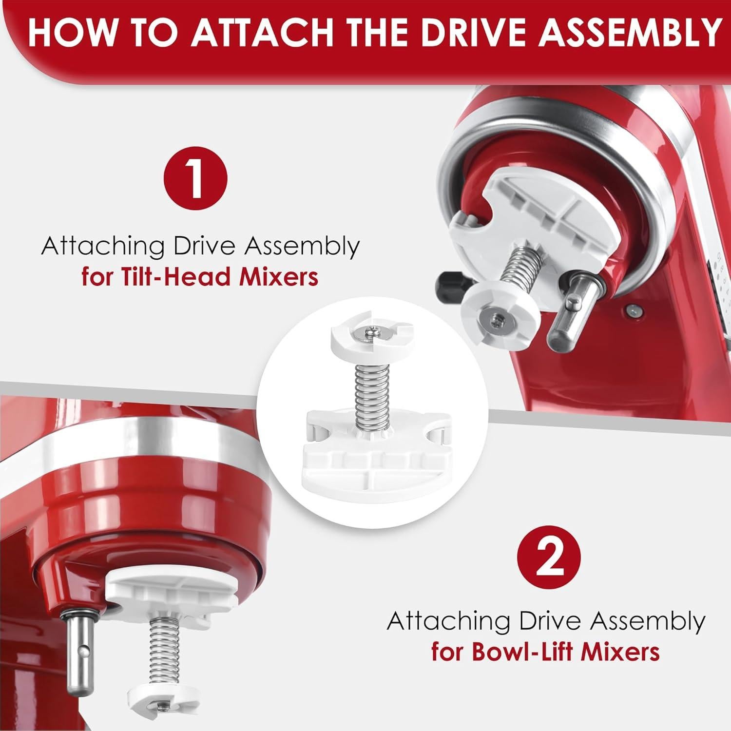 Accesorio para Hacer Helados KITOART 2L para KitchenAid