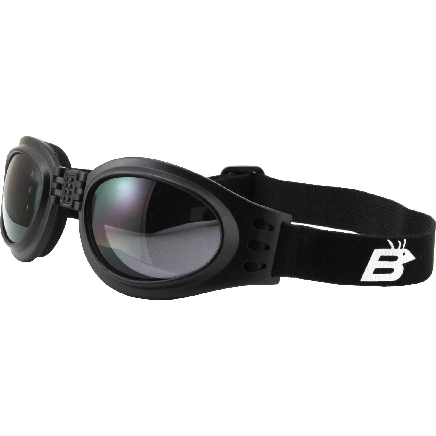 Gafas de Motocicleta Plegables Birdz Eyewear Loro Negras