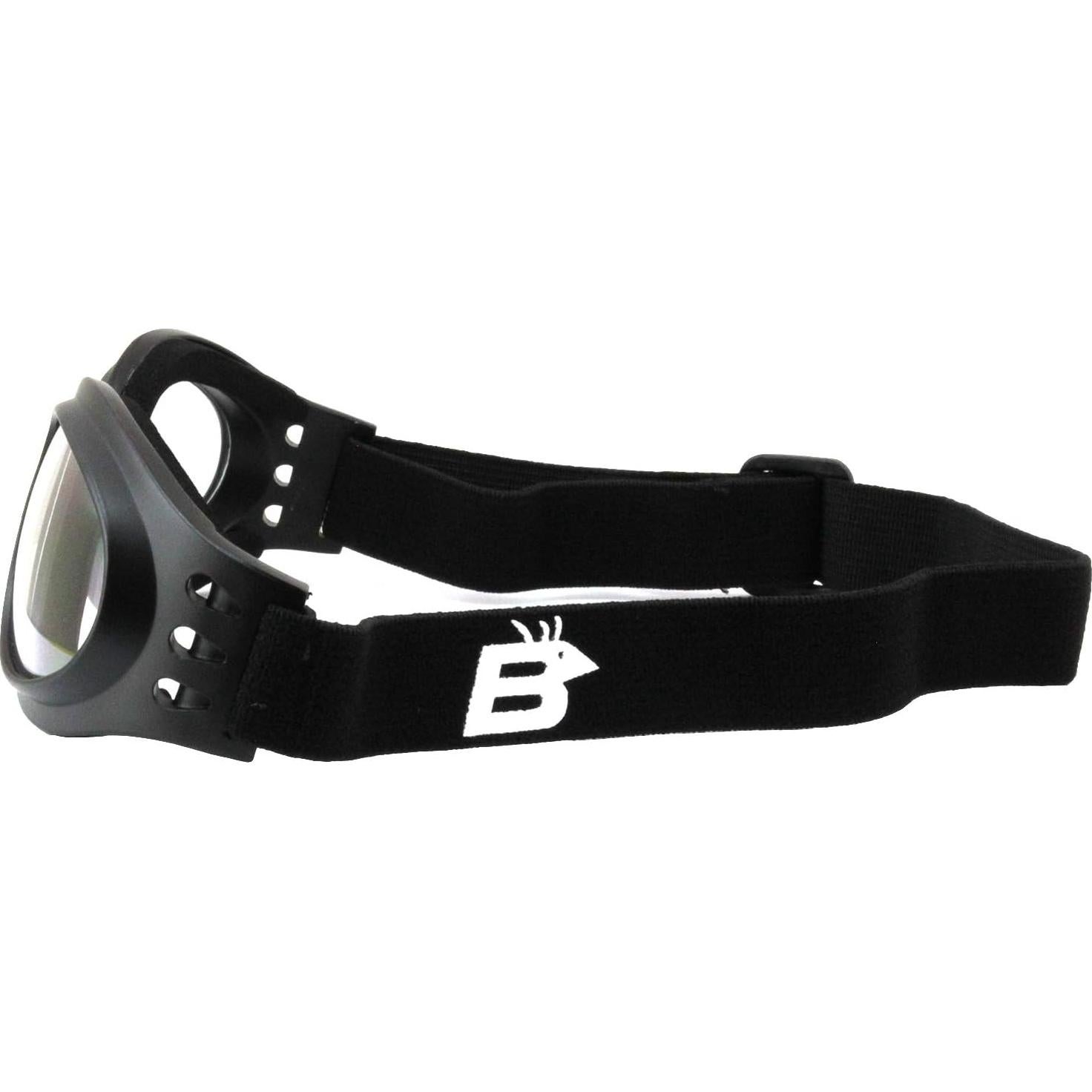 Gafas de Motocicleta Plegables Birdz Eyewear Loro Negras