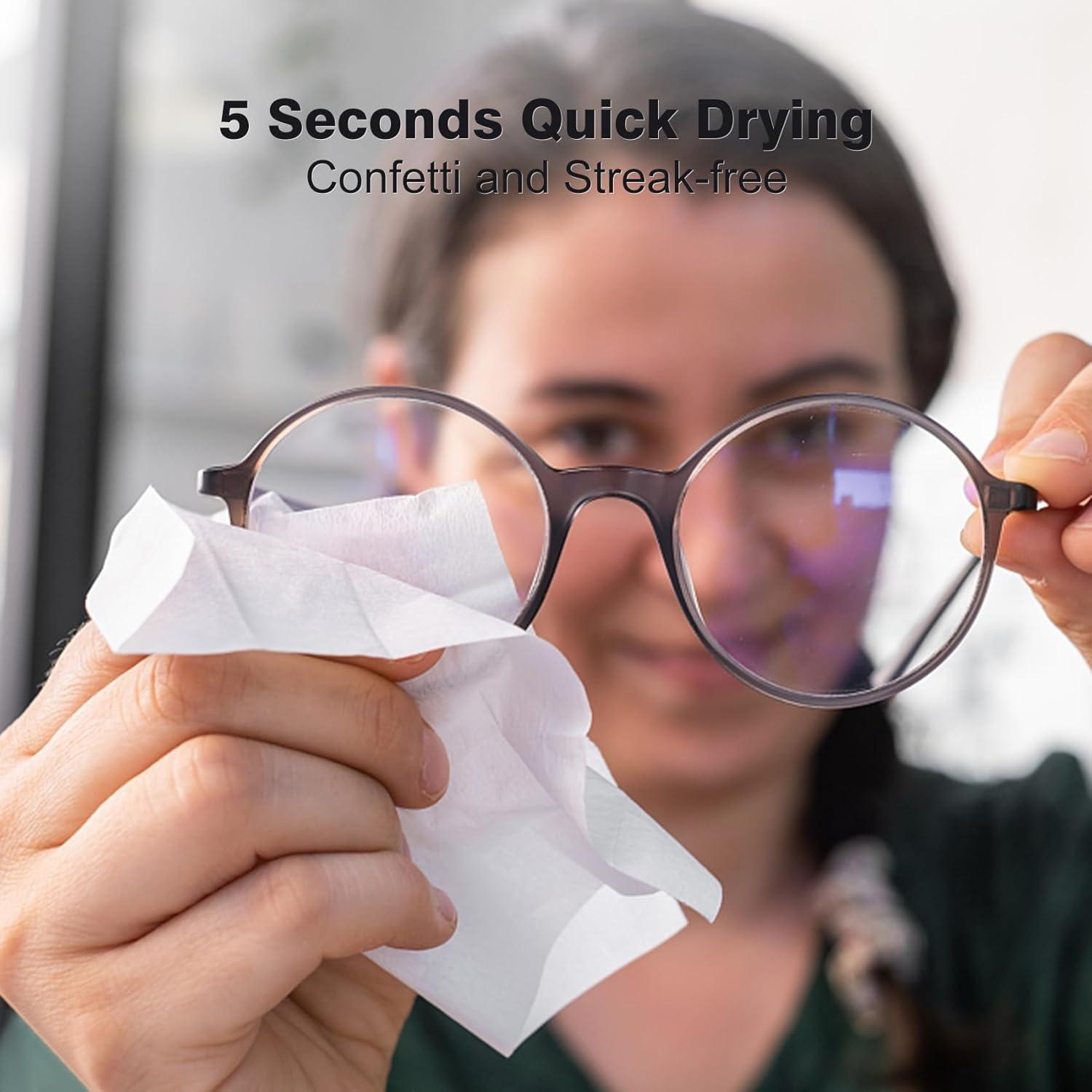 Toallitas de limpieza de lentes SunFun USA 200 unidades