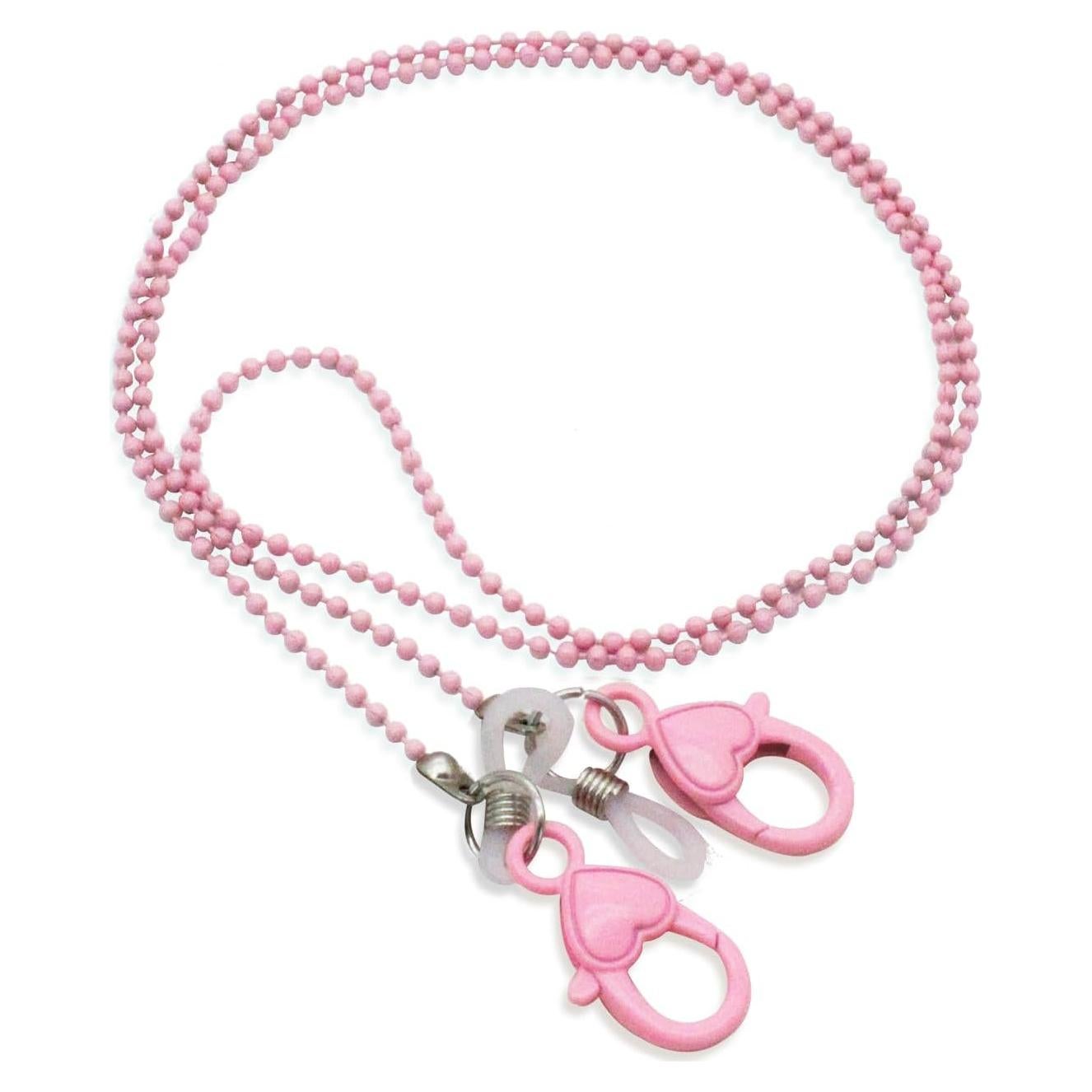 Cadena para Gafas LuckyOpt Corazón Rosa Ajustable