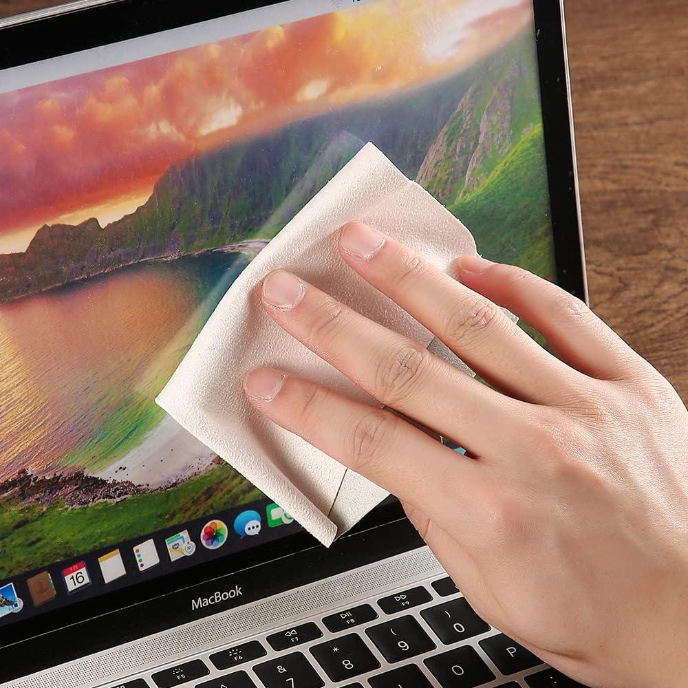 Paño de Limpieza iGeyzoe 100 PCS Suede Amarillo Claro