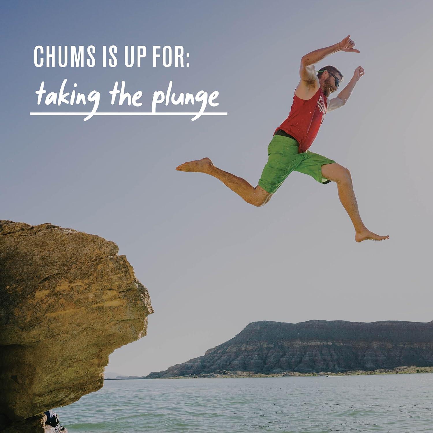 Retenedor de Gafas Chums Switchback Silicona Ligera Cobalto