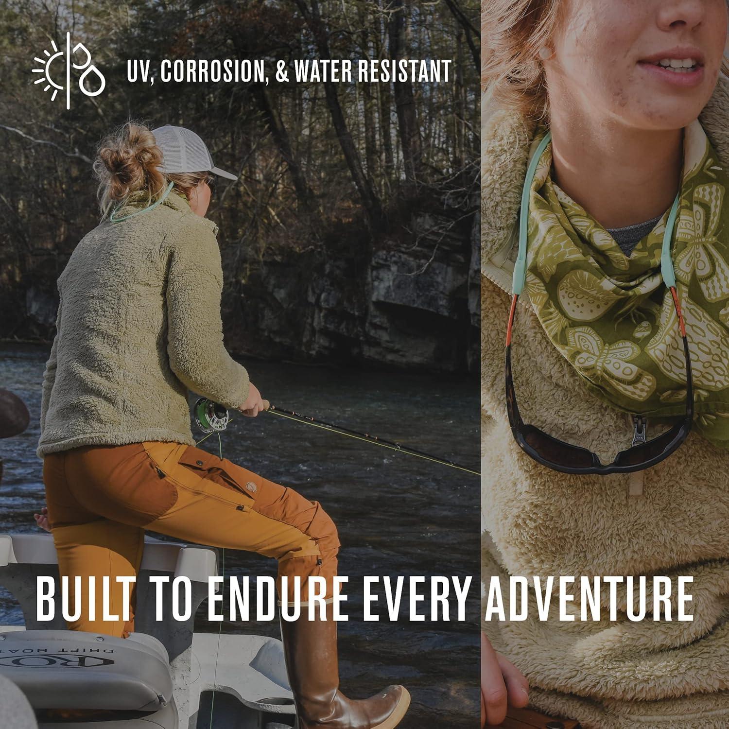 Retenedor de Gafas Chums Switchback Silicona Naranja