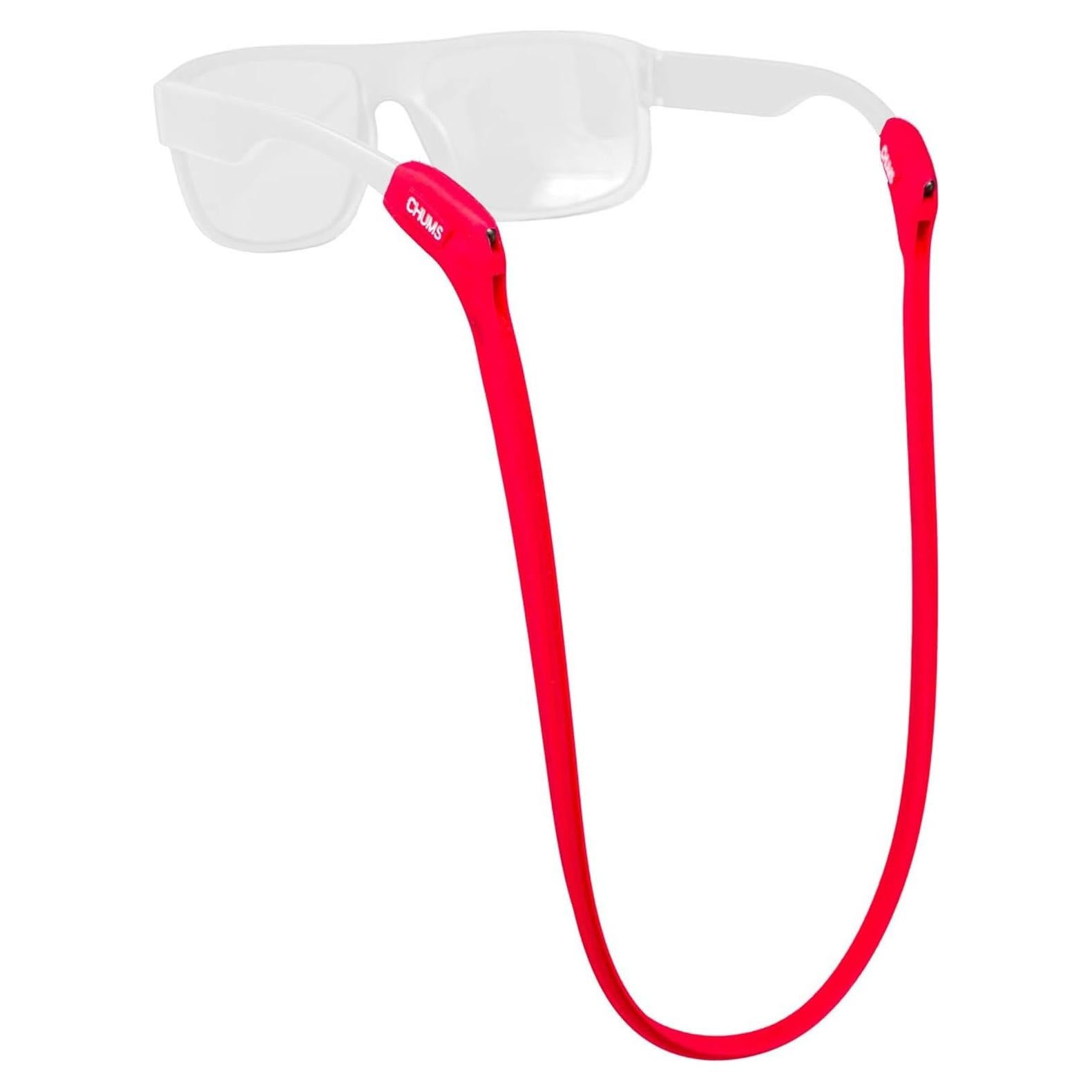 Retenedor de Gafas Chums Switchback Silicona Coral Rojo