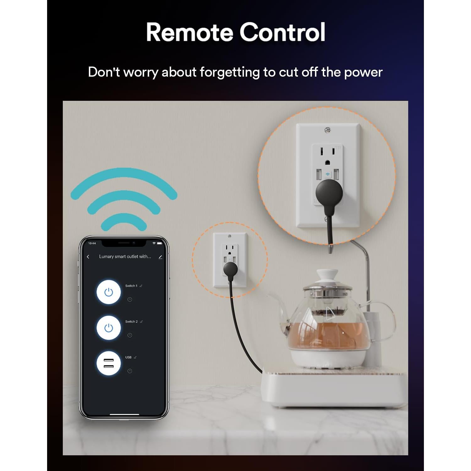 Enchufe Inteligente iLintek con 2 USB y Control por Voz