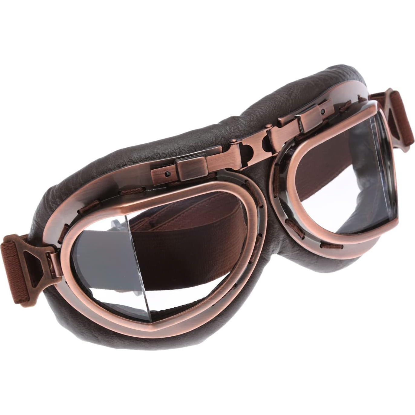 Gafas de Motocicleta MUXSAM Vintage a Prueba de Viento