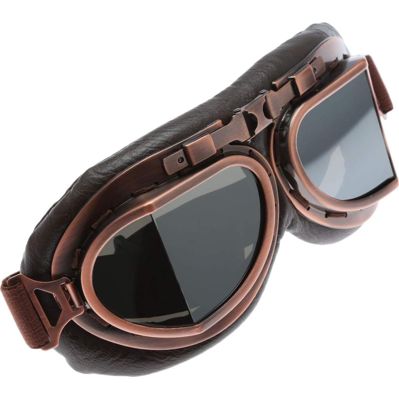 Gafas de Motocicleta MUXSAM Vintage a Prueba de Viento