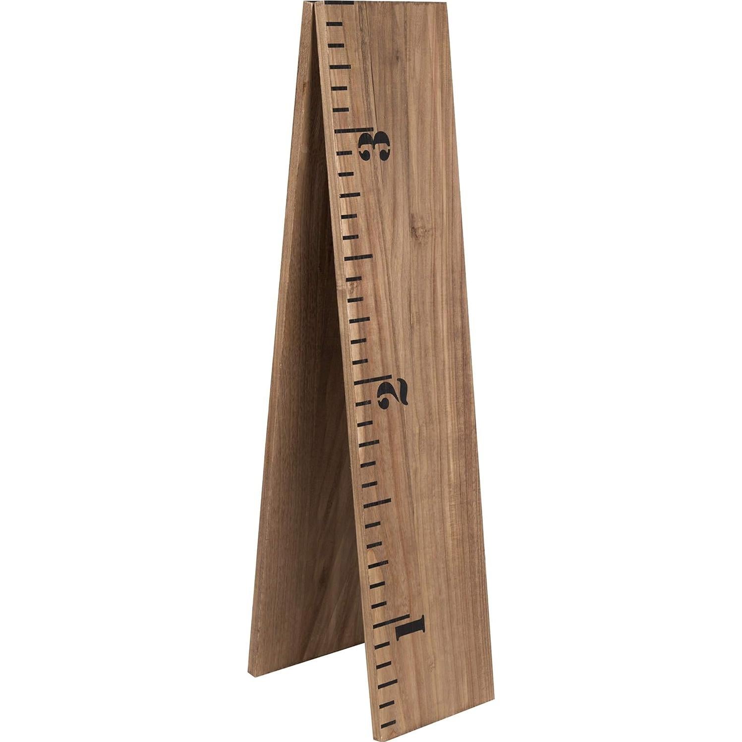Tabla de Crecimiento de Madera Uniek 183cm Marrón Rústico