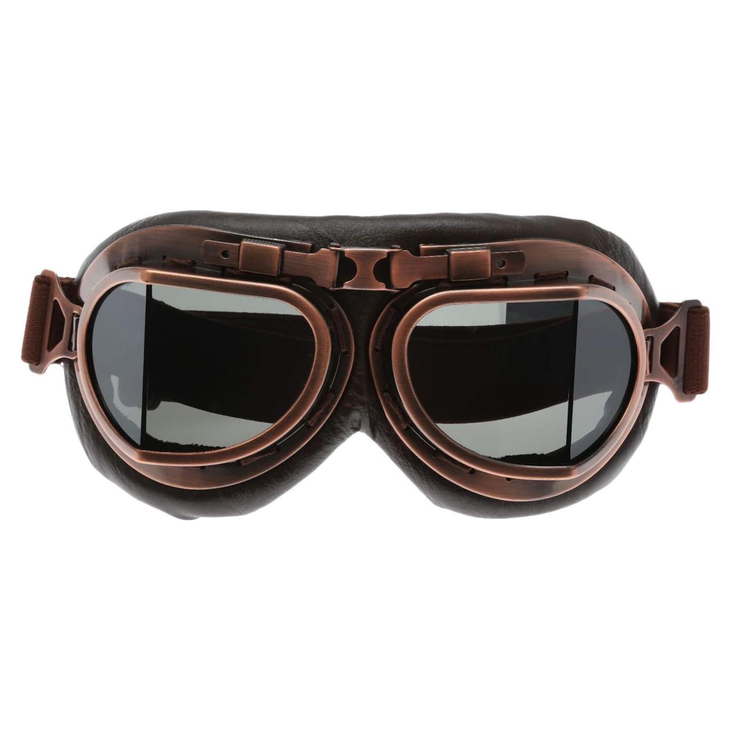 Gafas de Motocicleta MUXSAM Vintage a Prueba de Viento