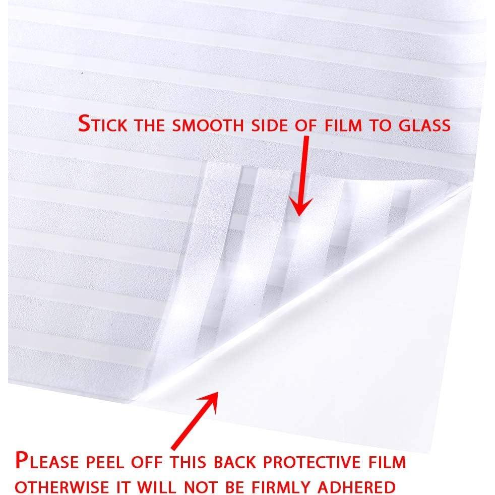 Película de Ventana Privada VSUDO 90x200 cm Rayas Esmeriladas