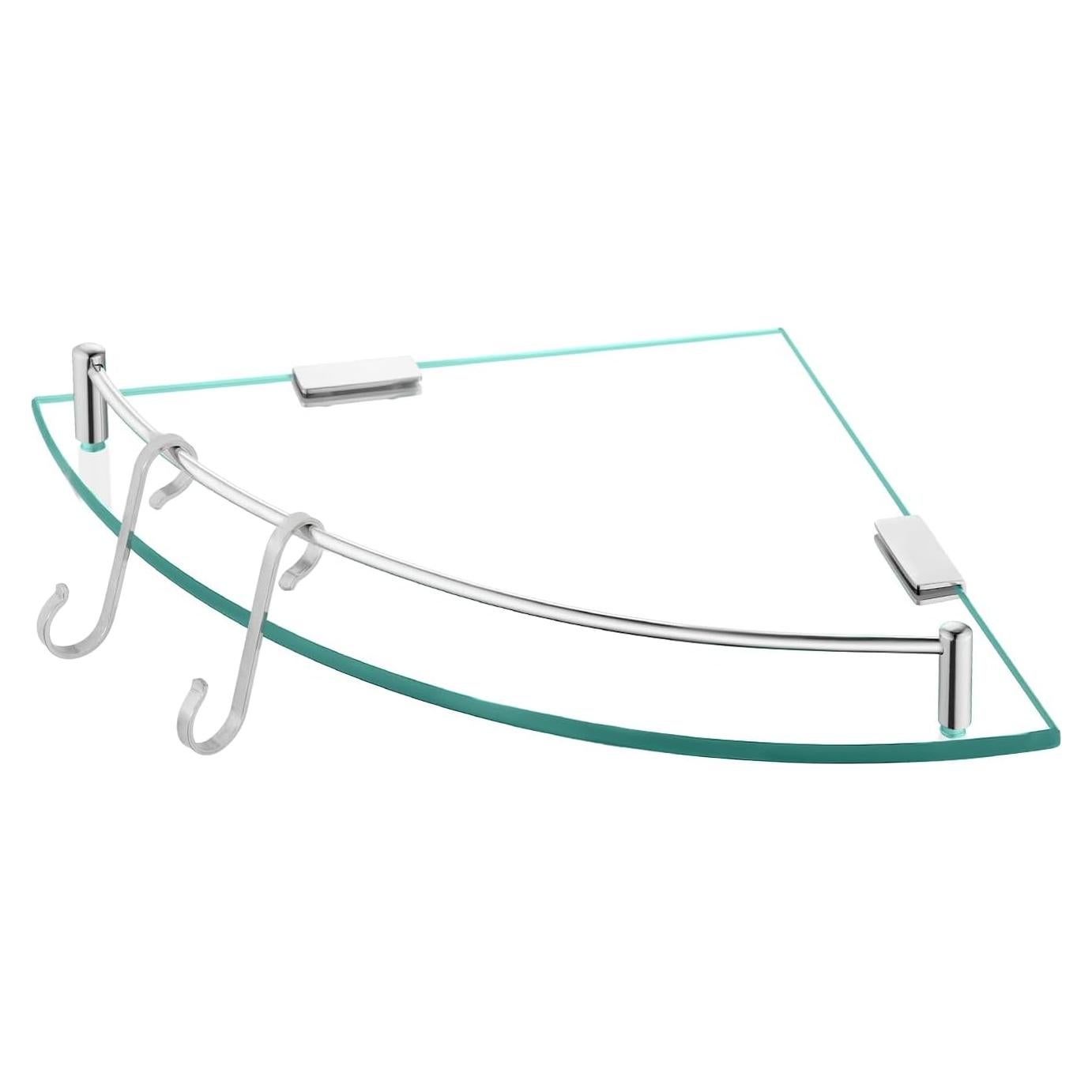 Estante de Esquina de Vidrio KES BGS2101A 7mm Acero Inoxidable