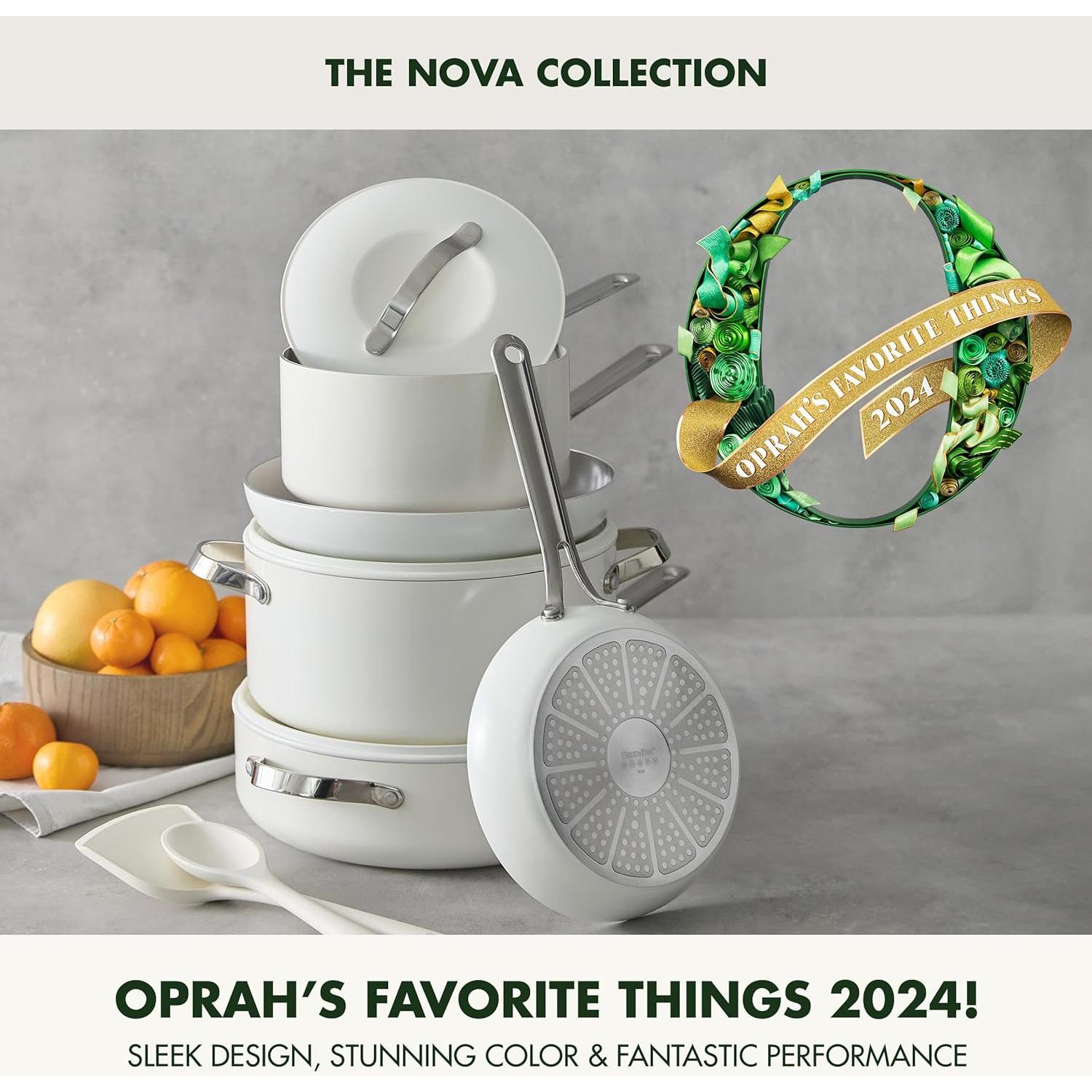 Juego de Utensilios de Cocina GreenPan Nova 10 Piezas Cerámica