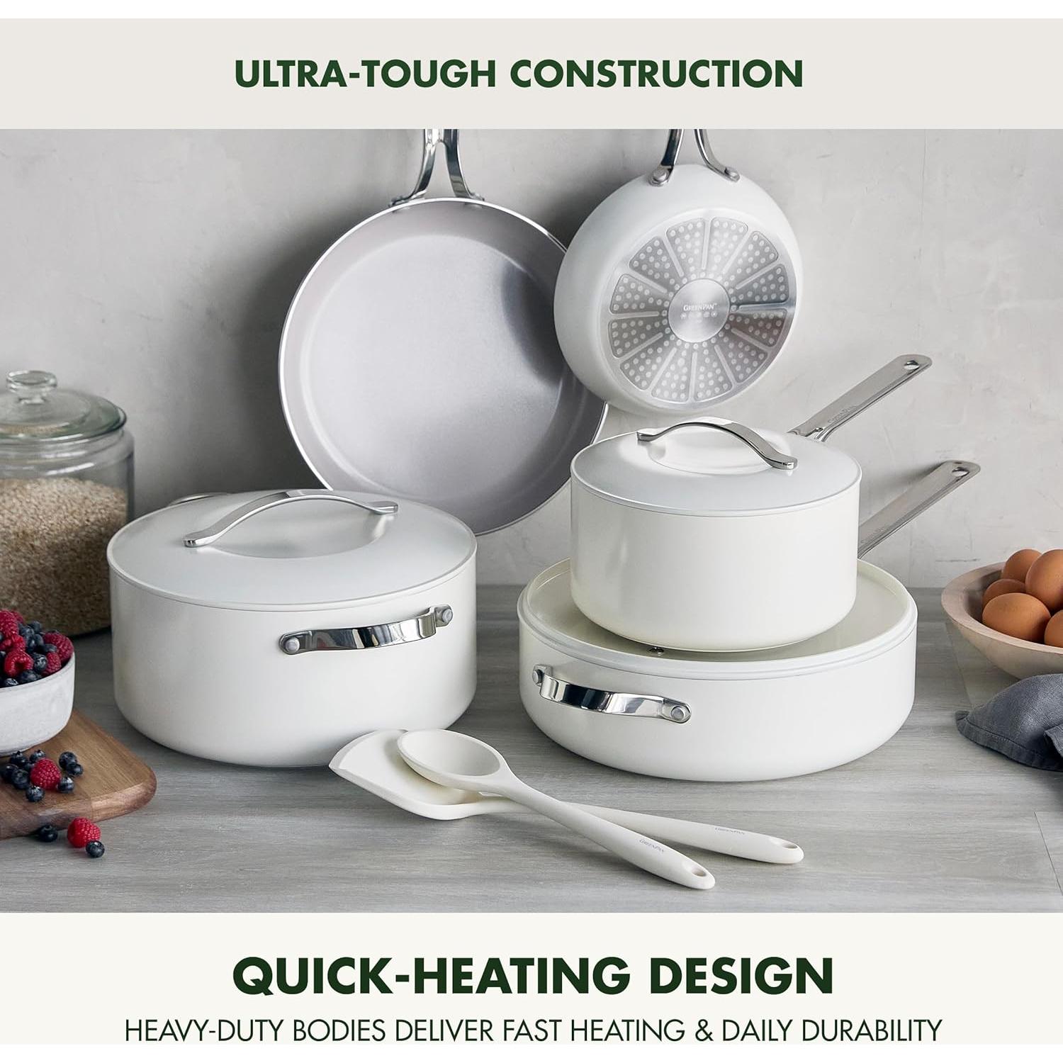 Juego de Utensilios de Cocina GreenPan Nova 10 Piezas Cerámica