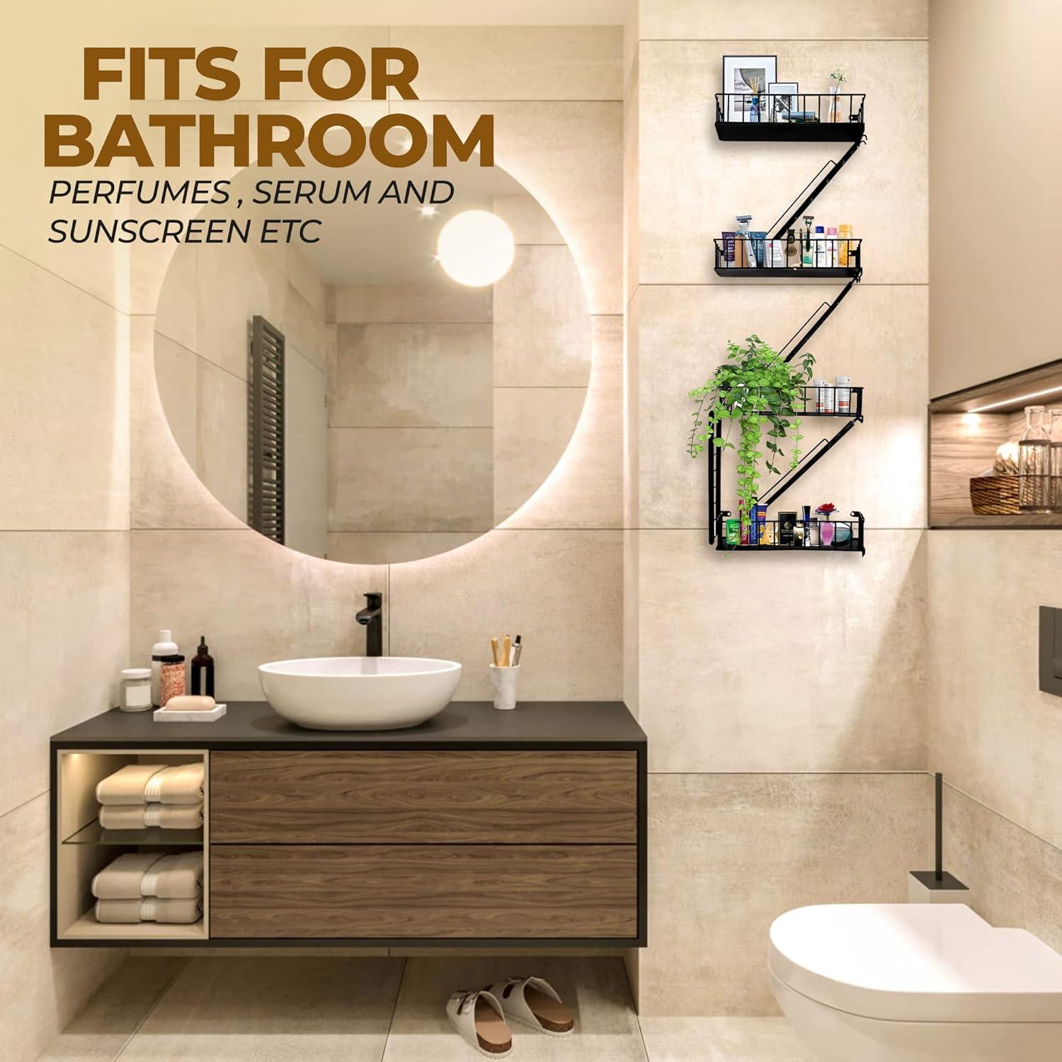 Estante de Pared de Escape de Fuego VERSATILE KAS Negro 4 Niveles