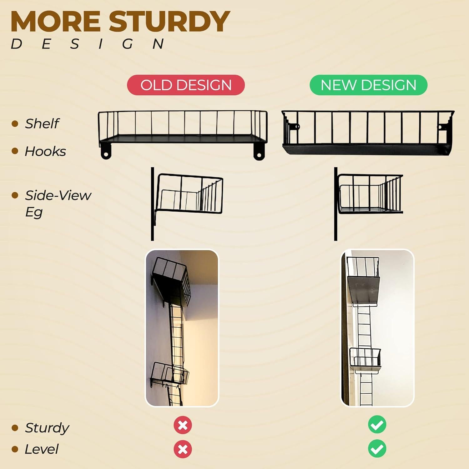 Estante de Pared de Escape de Fuego VERSATILE KAS Negro 4 Niveles