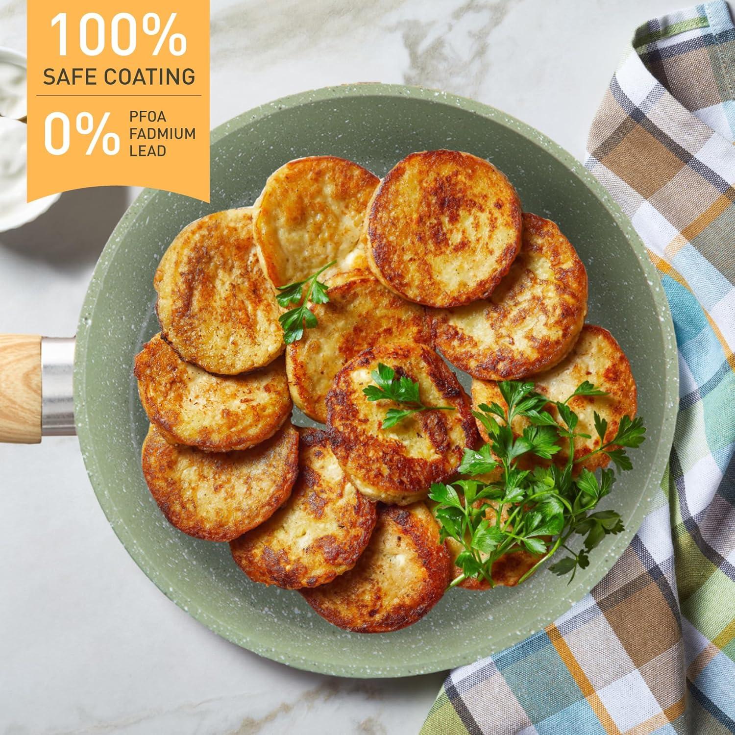 Juego de Ollas y Sartenes DishDelight 12 Piezas Antiadherente