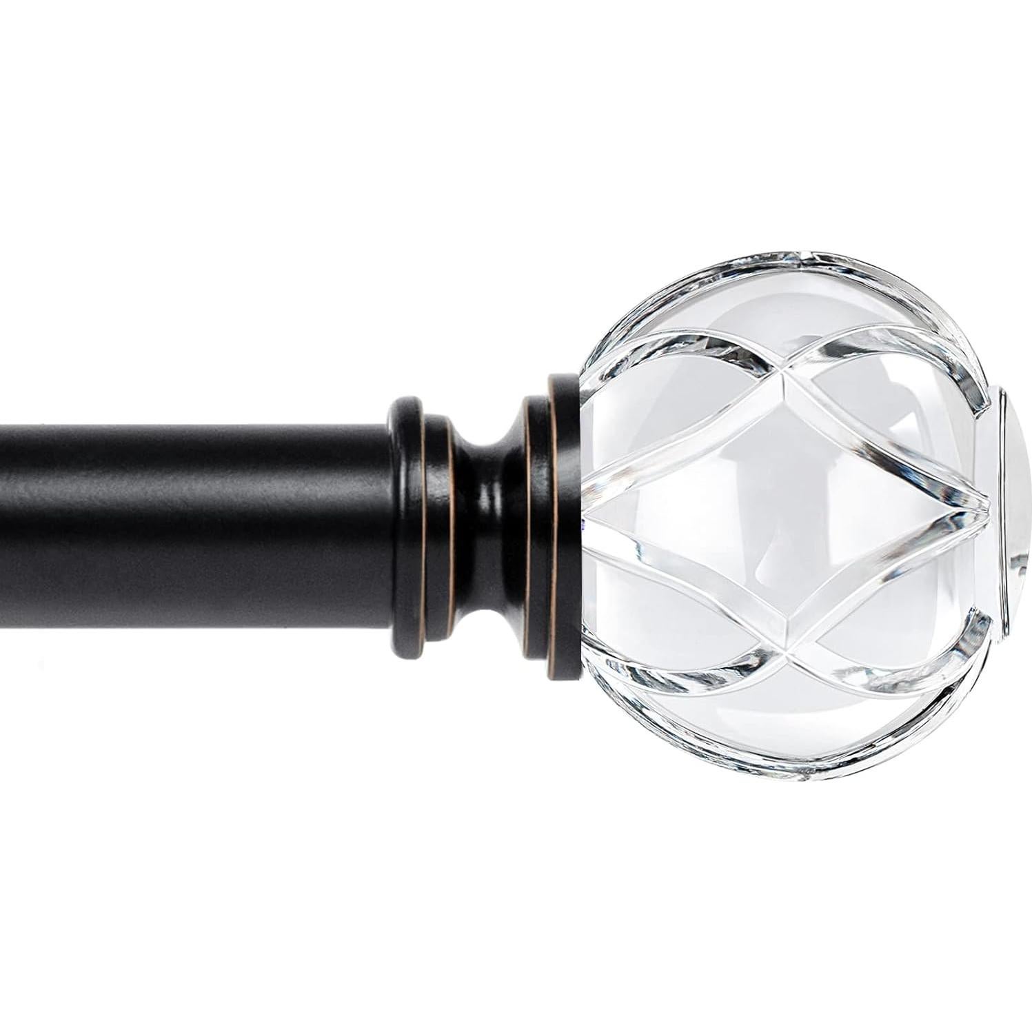 Terminales de Cortina KAMANINA Negros 2 Piezas M6 1" y 7/8"